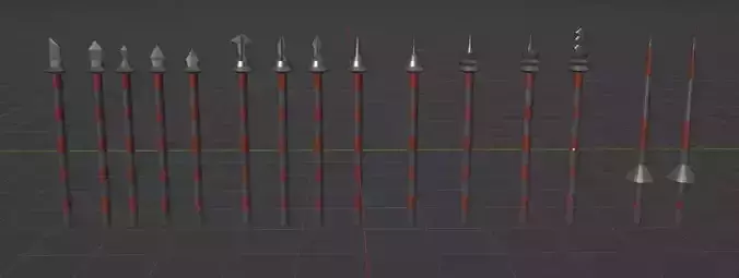 15 Polearms for 15 USD