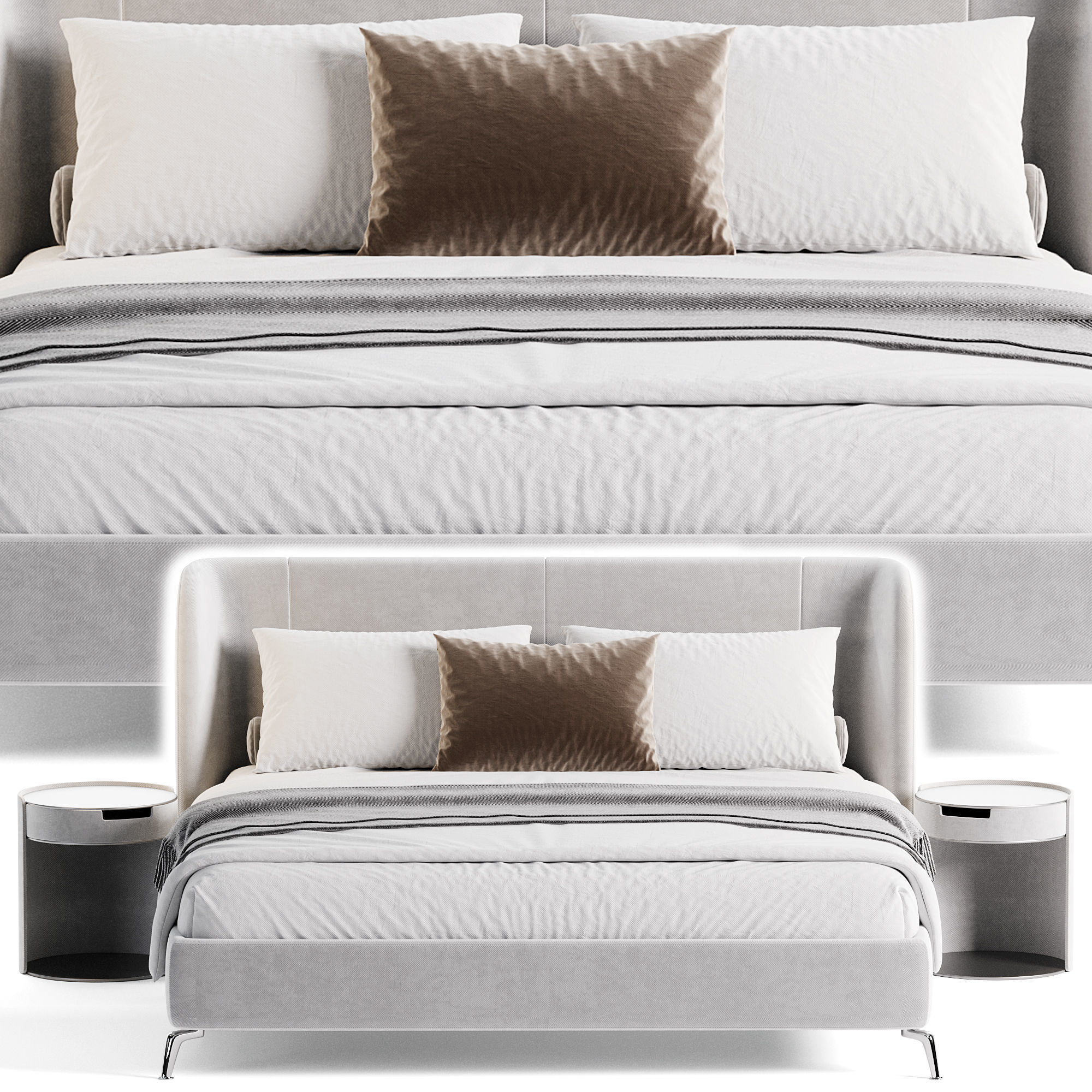 Ikea Tufjord Bed 3D model_3