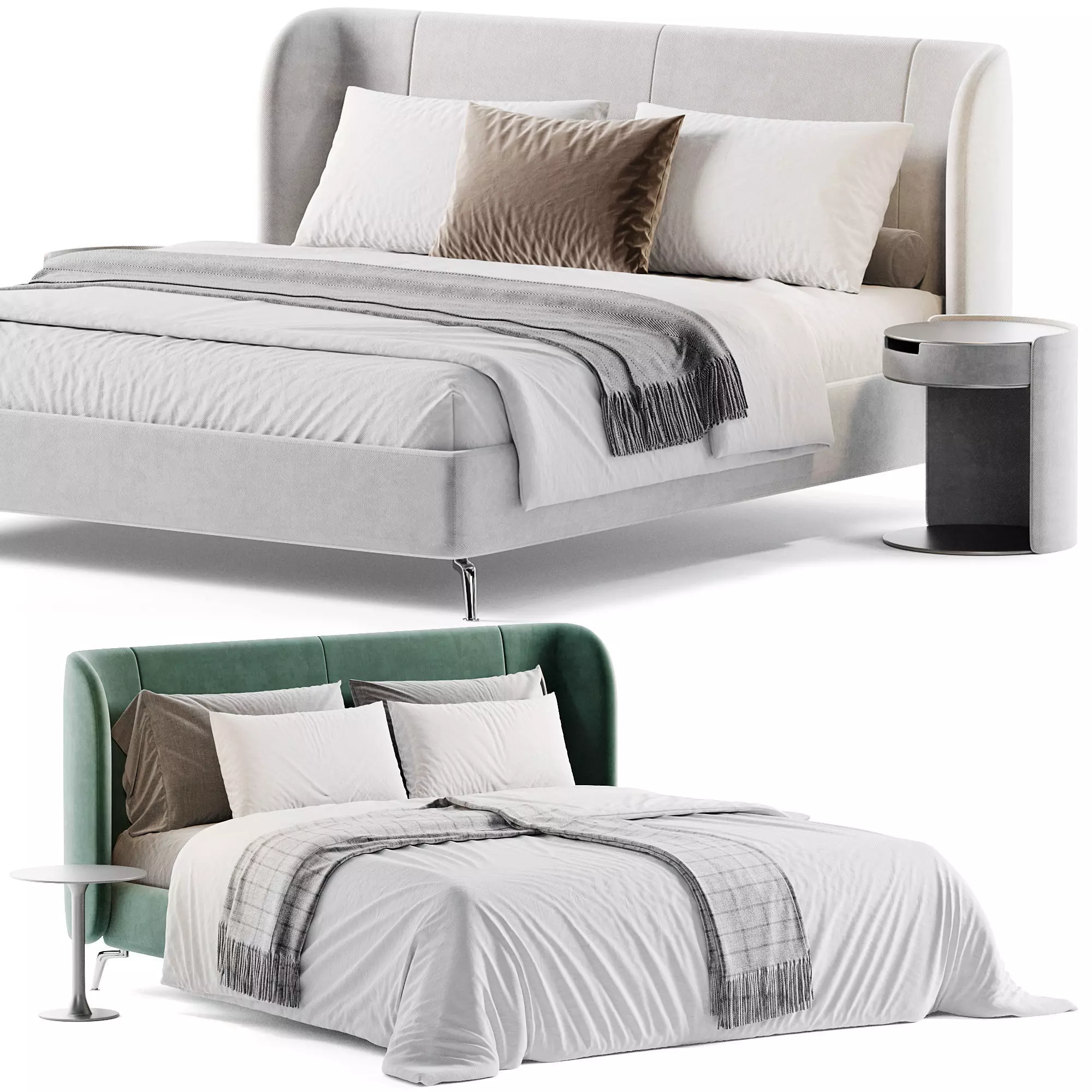 Ikea Tufjord Bed 3D model_0