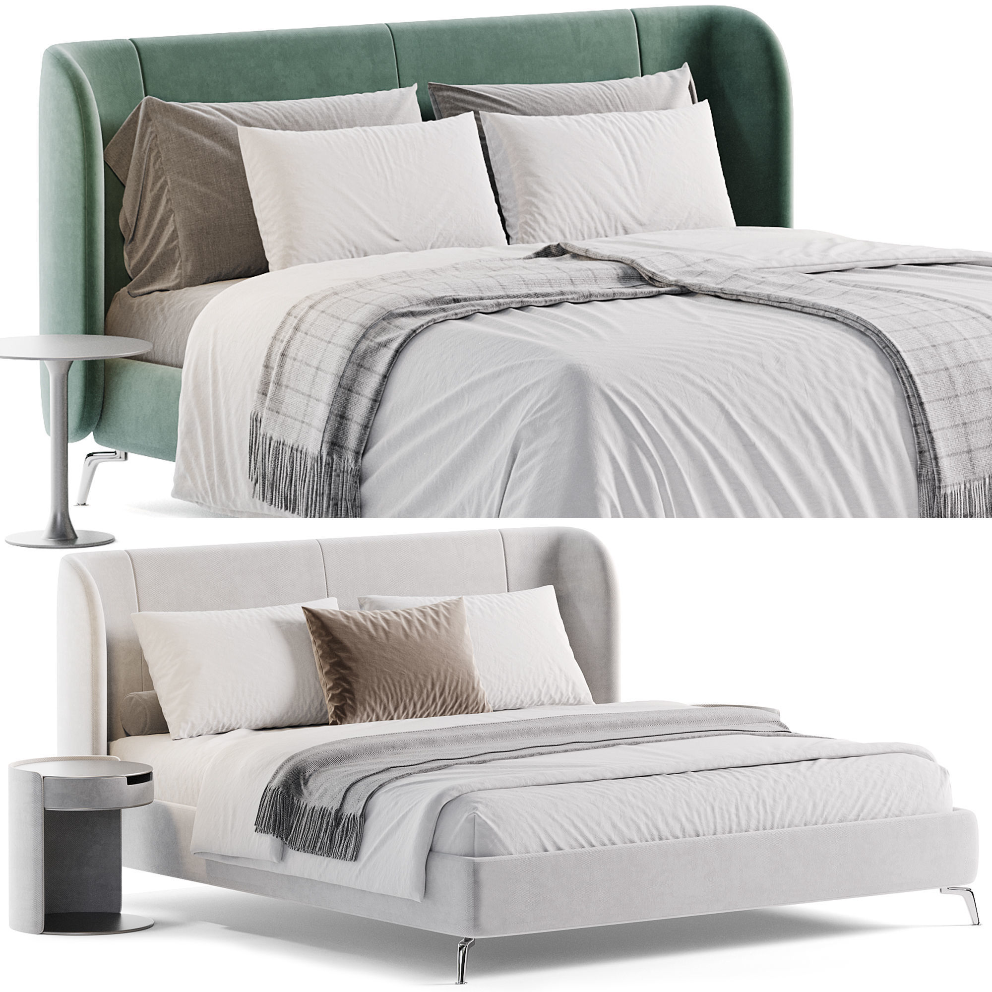 Ikea Tufjord Bed 3D model_1