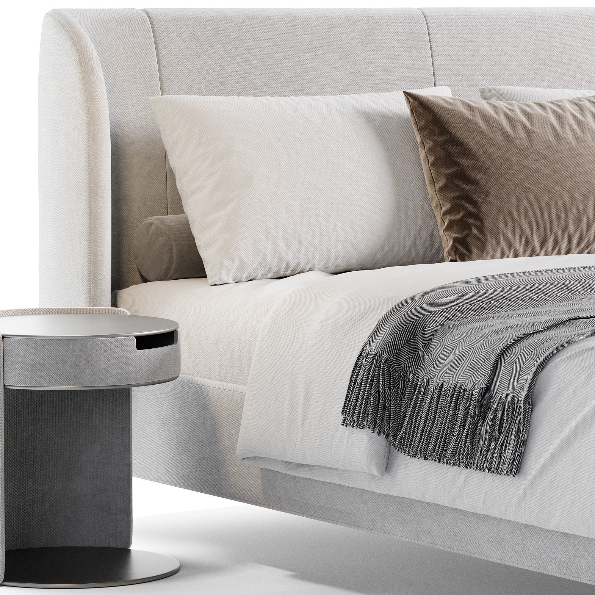 Ikea Tufjord Bed 3D model_2