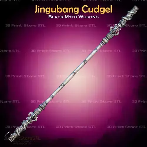 Jingubang Cudgel Cosplay Black Myth Wukong - STL File 3D print model