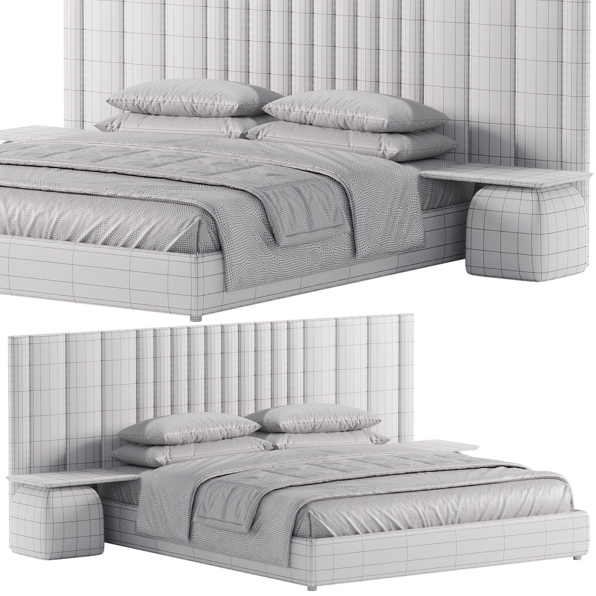 Materlux bed by Sensorsleep 3D model_6