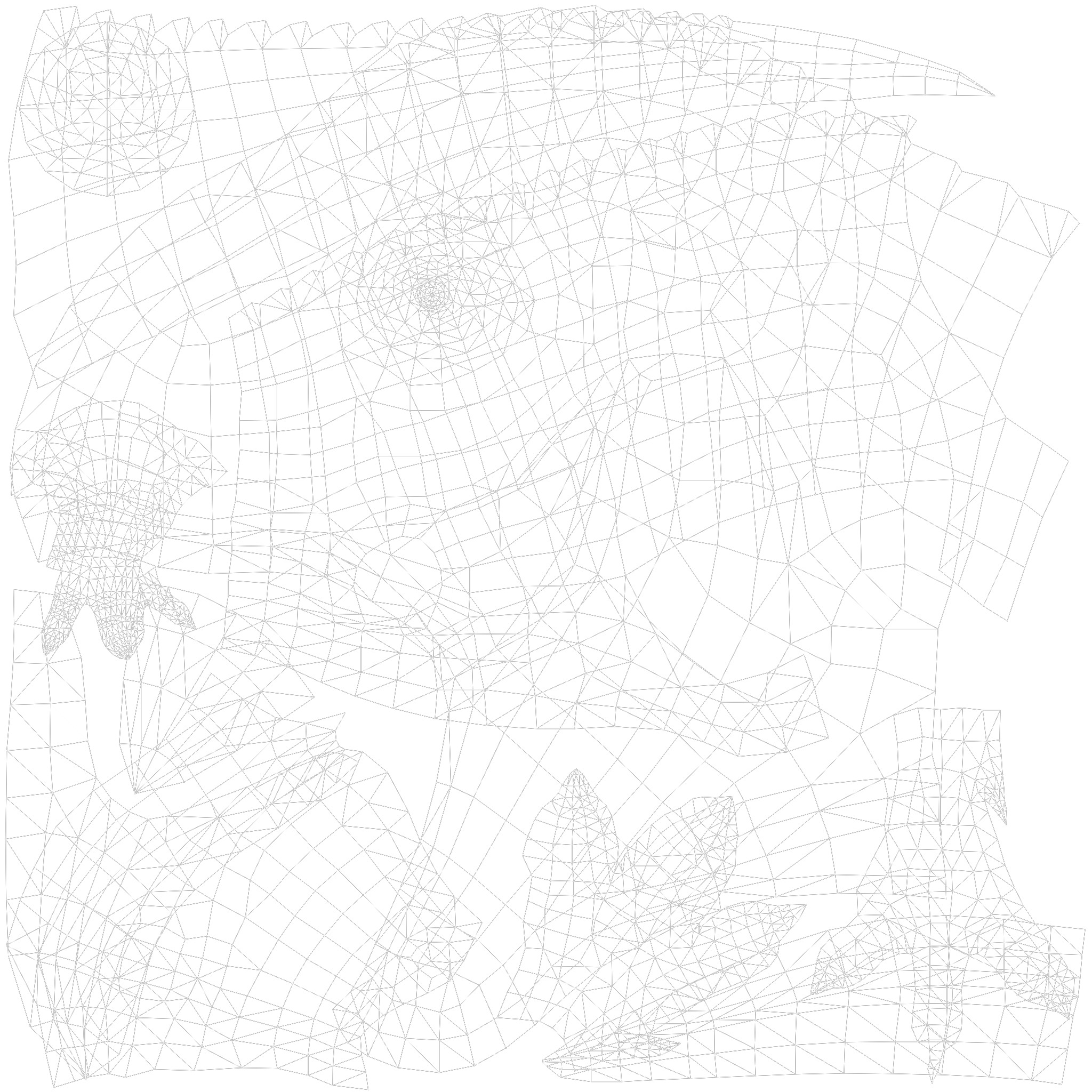 dinosaur Low-poly 3D model_10