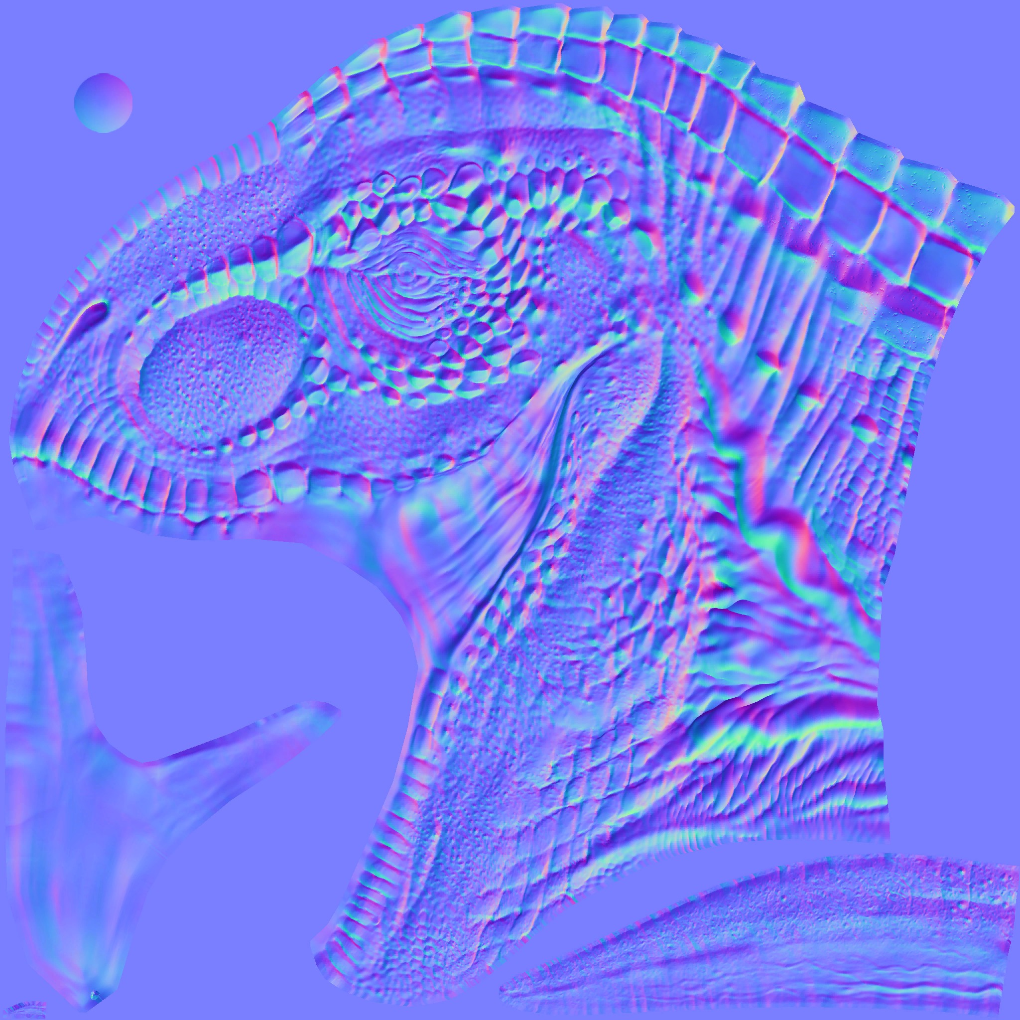 dinosaur Low-poly 3D model_8