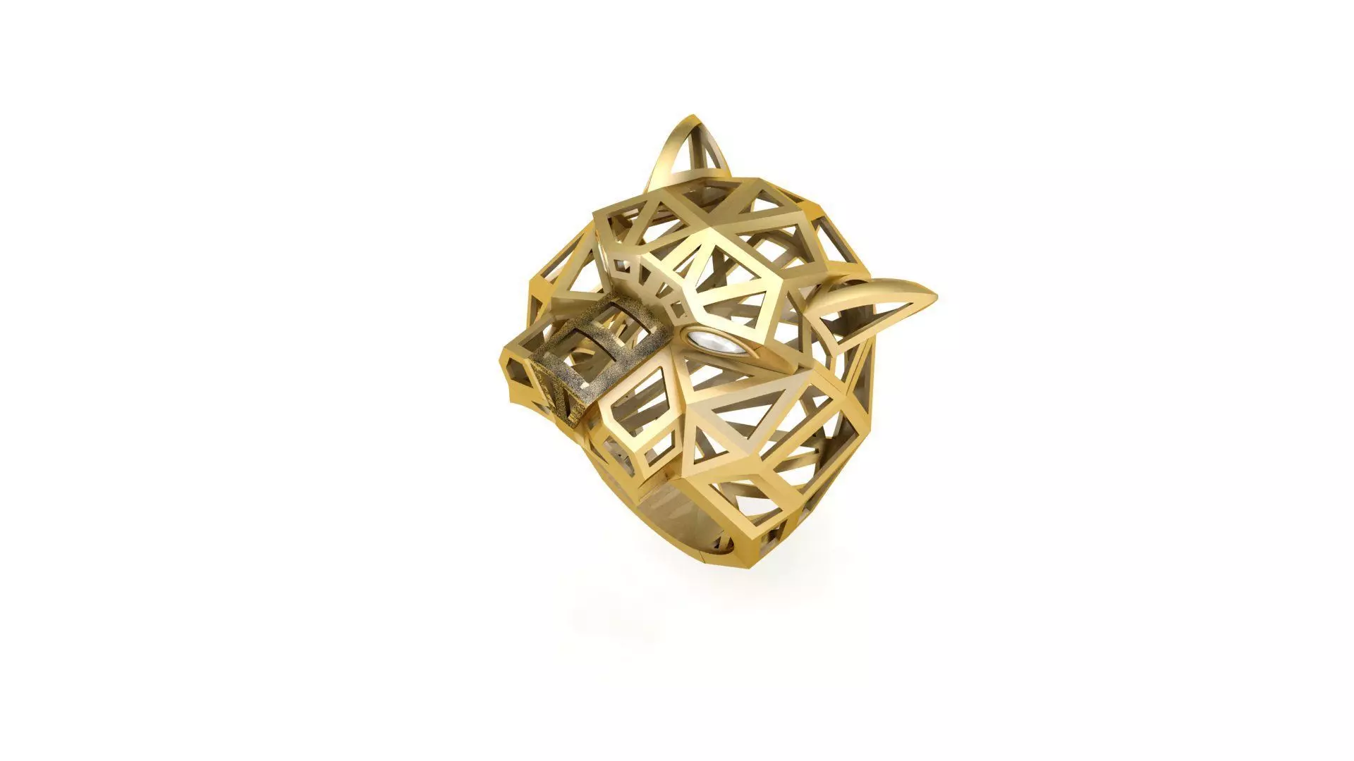 Tigar ring 3D print model_0