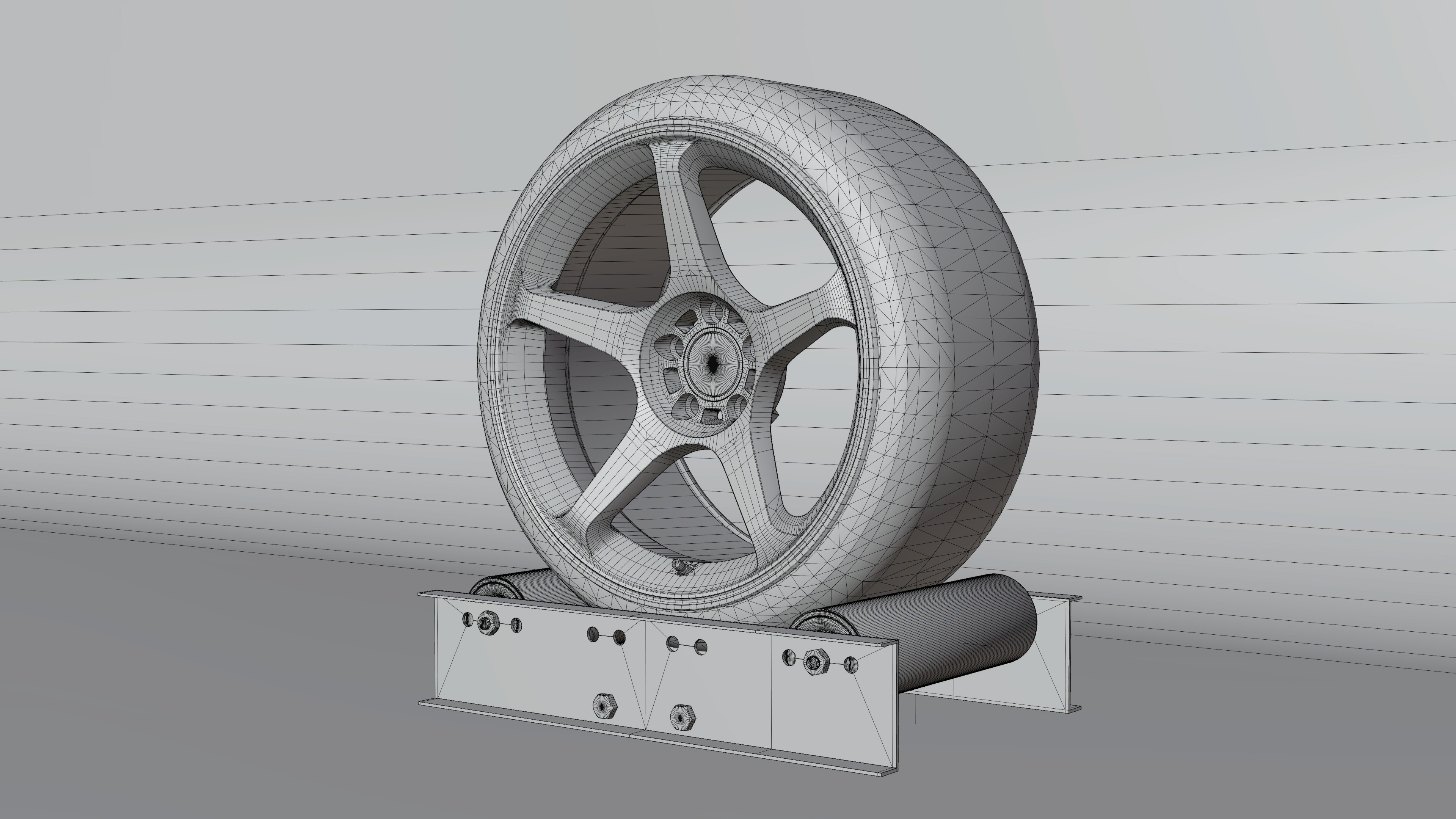 Motegi MR159 BATTLE V Low-poly 3D model_21