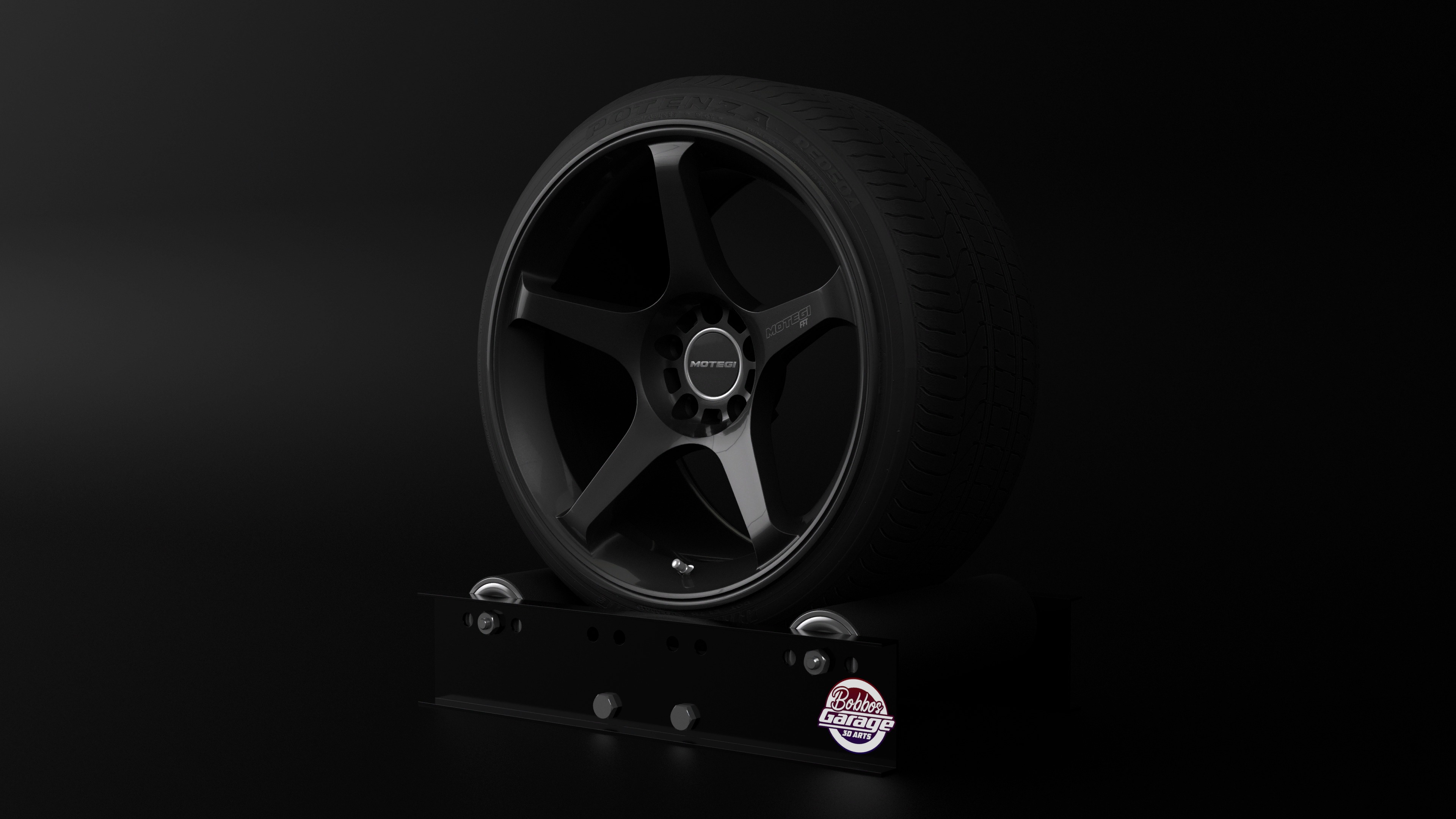 Motegi MR159 BATTLE V Low-poly 3D model_13