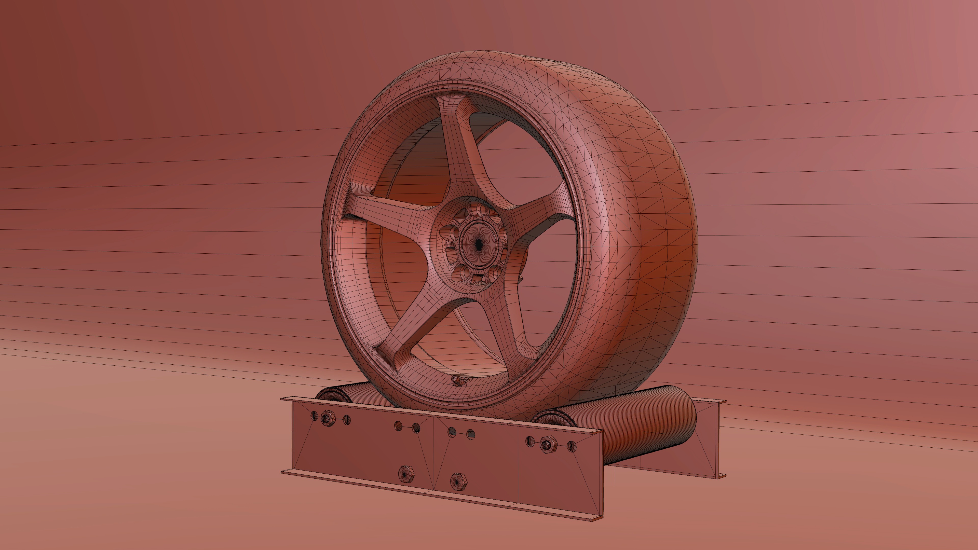 Motegi MR159 BATTLE V Low-poly 3D model_17