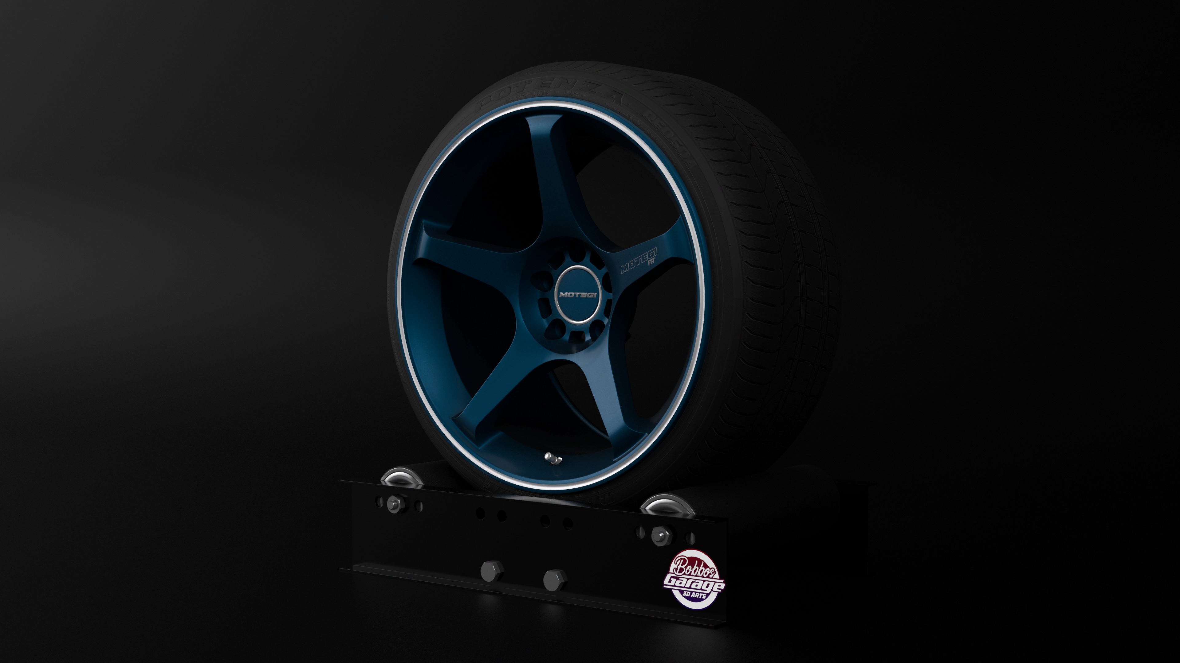 Motegi MR159 BATTLE V Low-poly 3D model_5