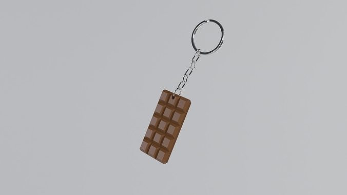 Chocolate Keychain 3D print model