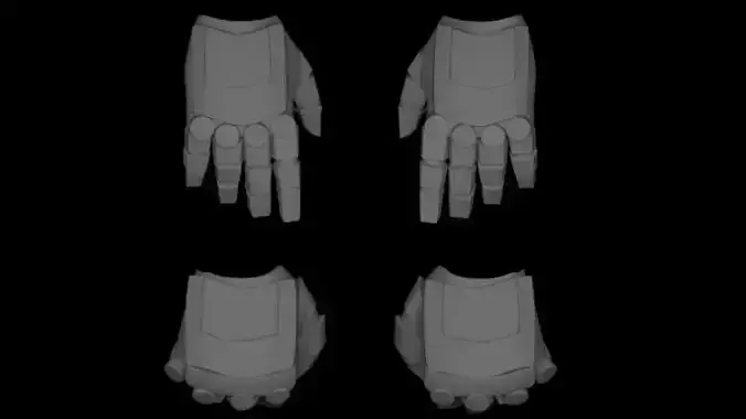 Hand For DC Mcfarlane V2