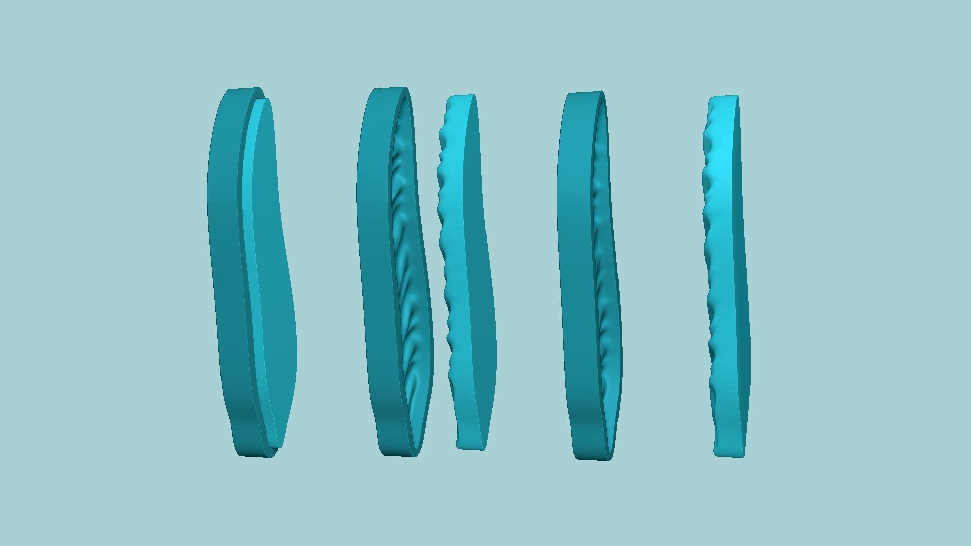 Fern Leaf Mould 07 - Artificial EVA Molding 3D print model_8