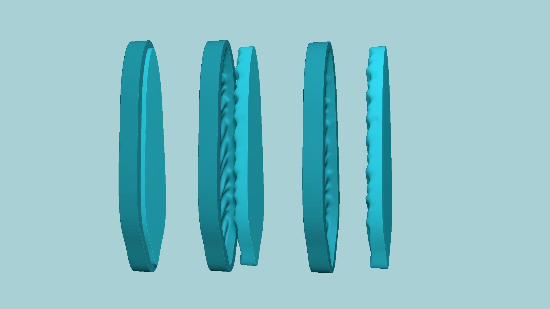 Fern Leaf Mould 06 - Artificial EVA Molding 3D print model_8