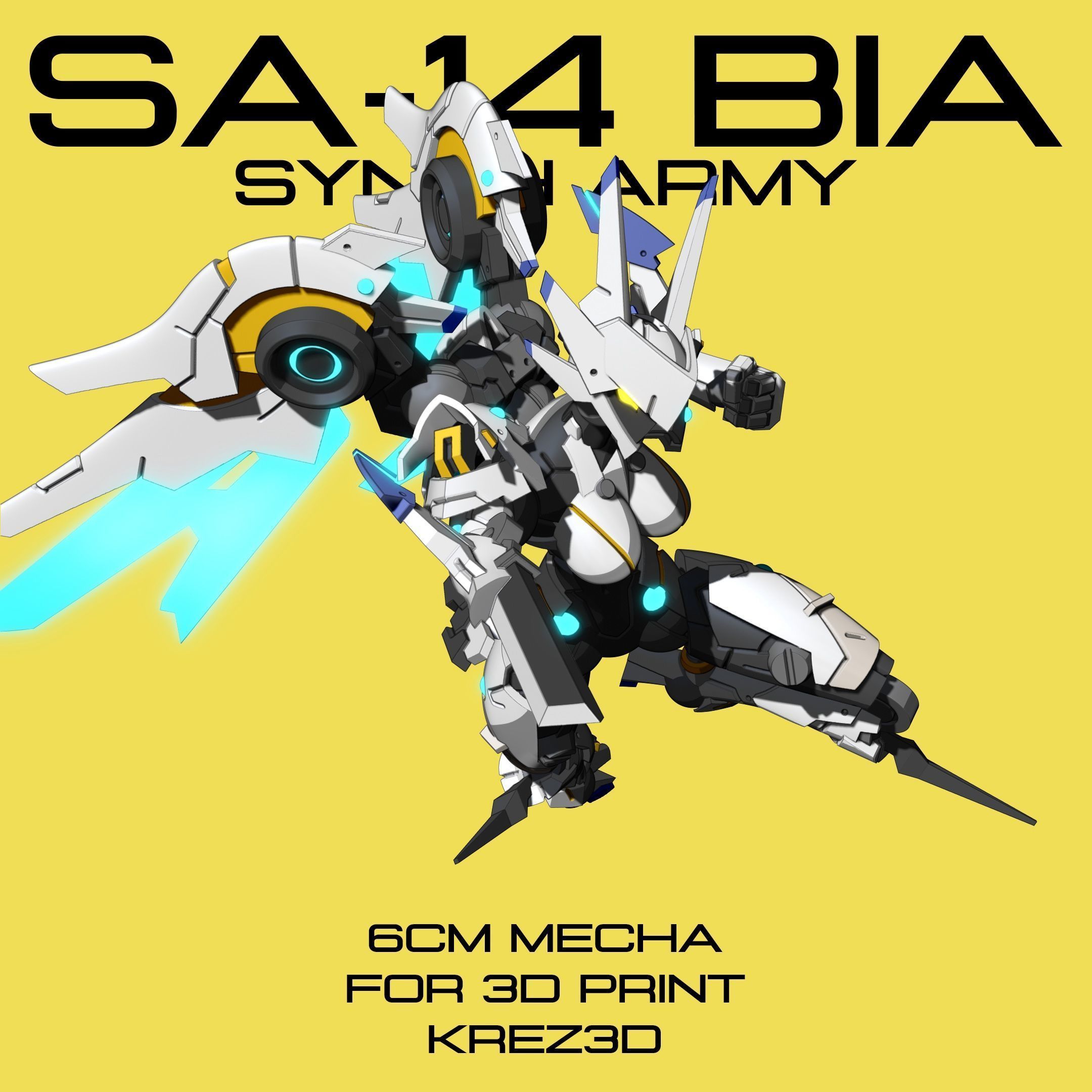 SA-14 Bia 3D print model_3