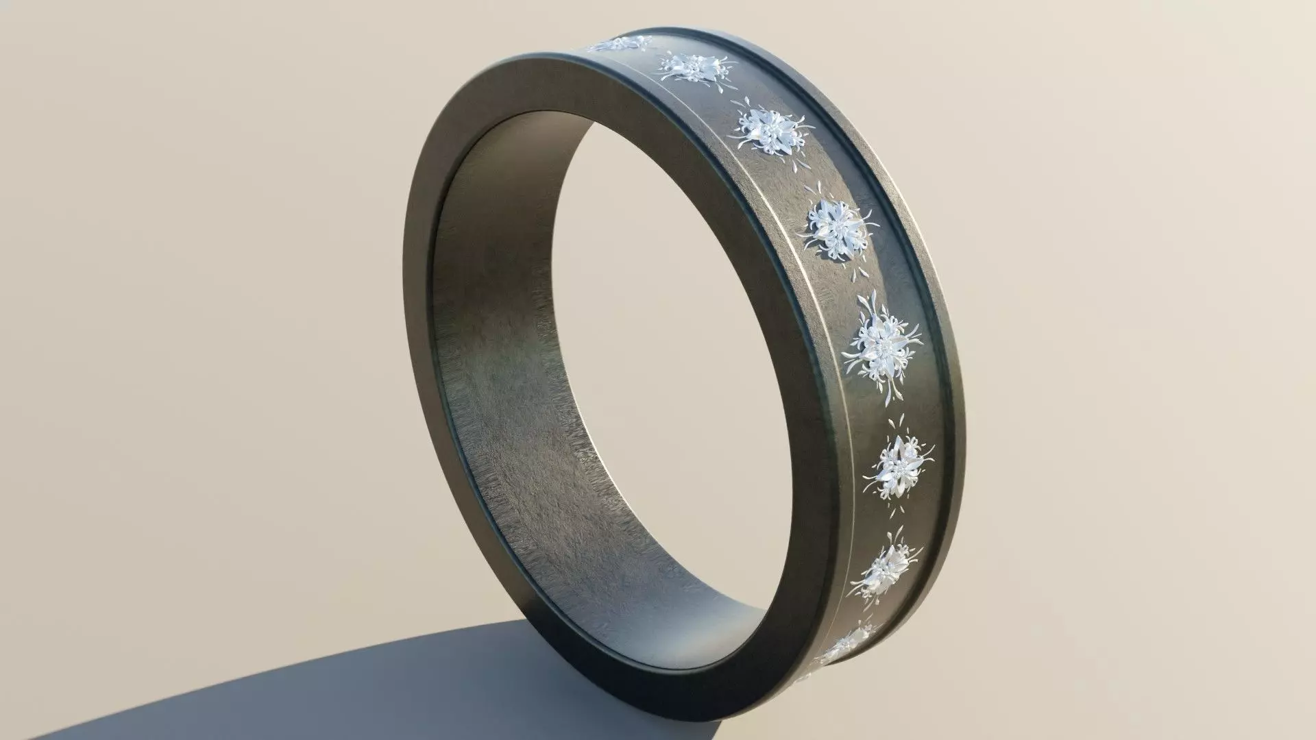 Wedding Ring Titanium 3D print model