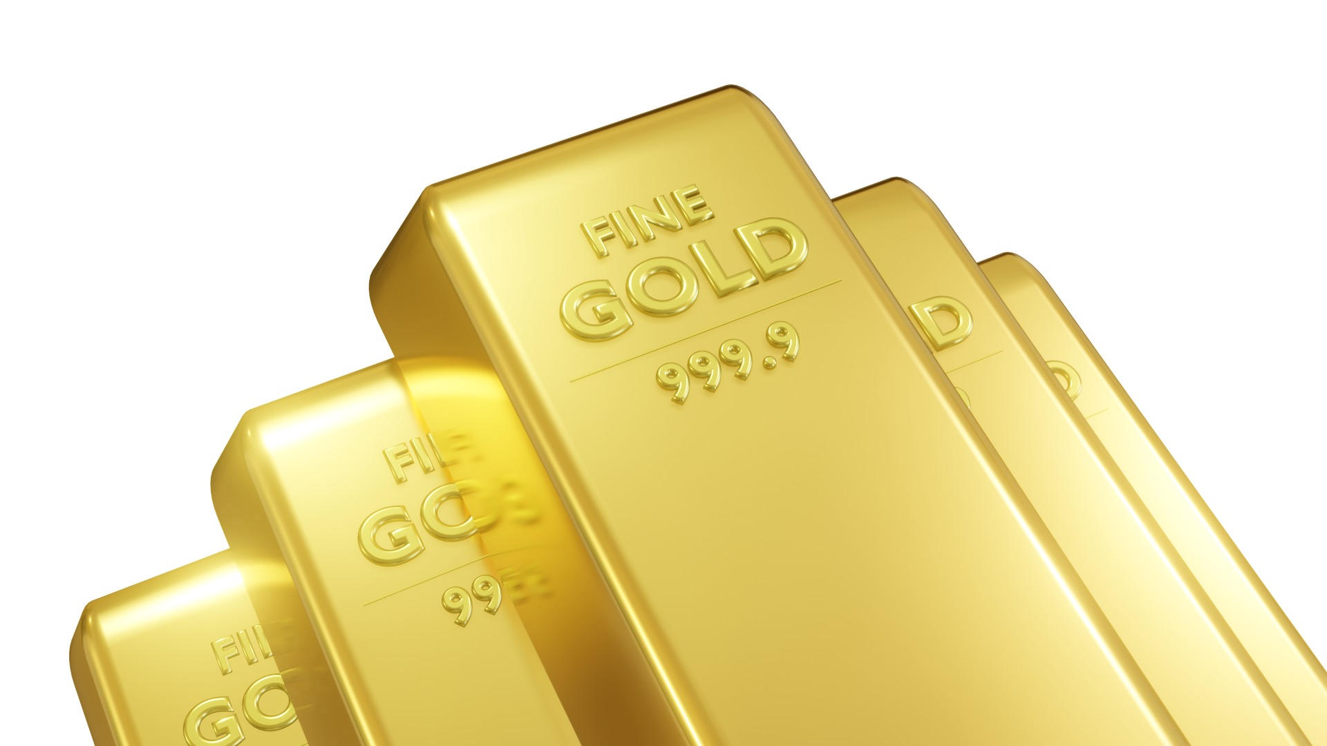 GOLD BAR 999 PURE GOLD BAR 3D model_1