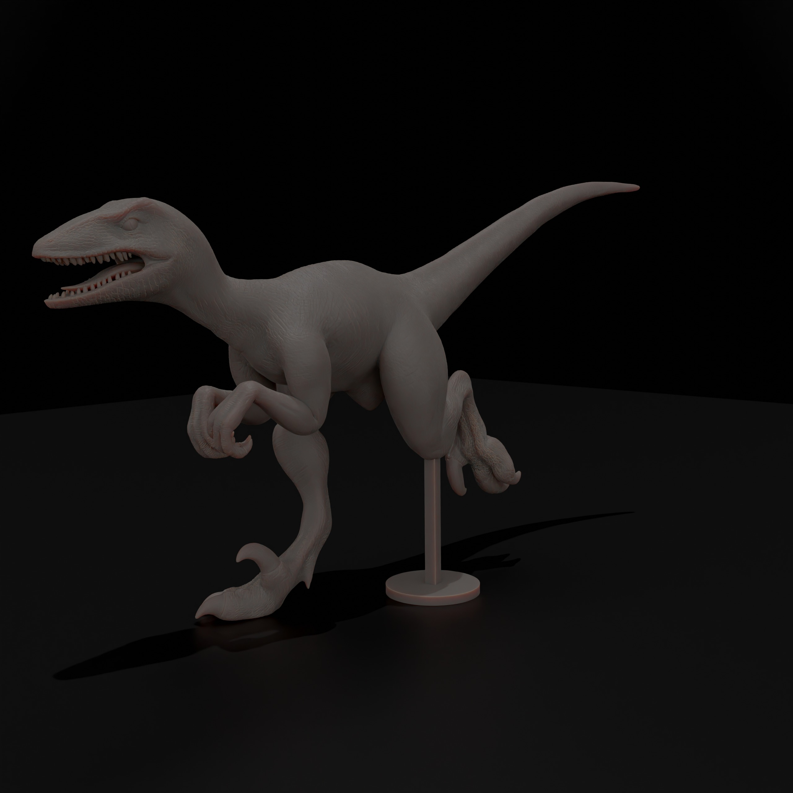 Velociraptor 3D print model_4