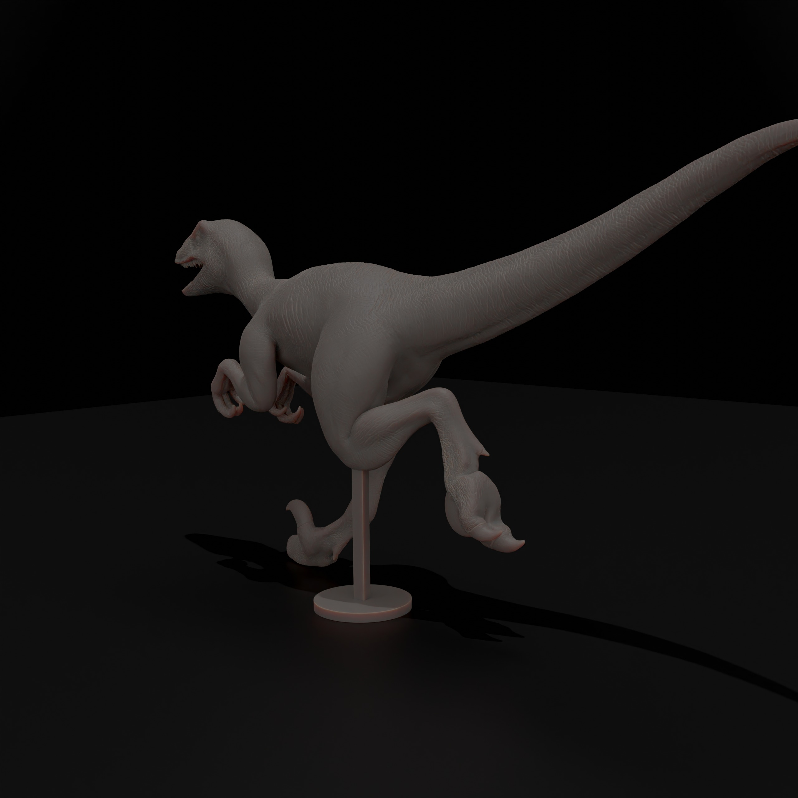 Velociraptor 3D print model_6