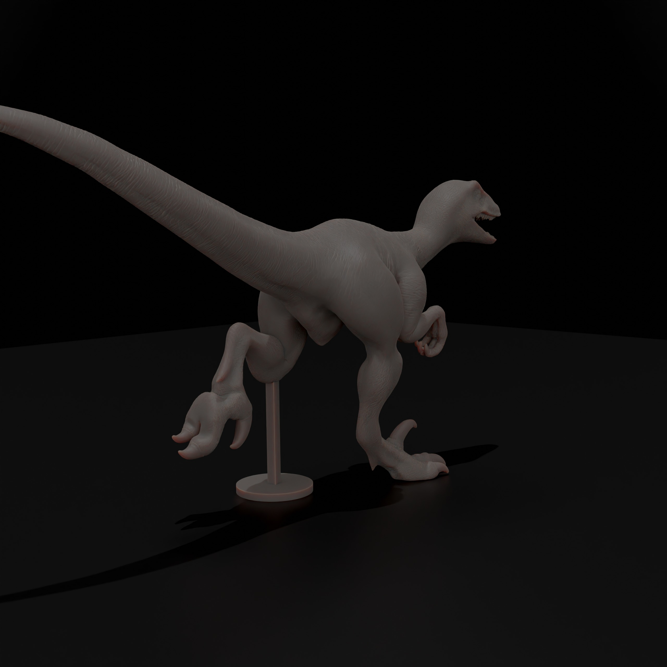 Velociraptor 3D print model_8
