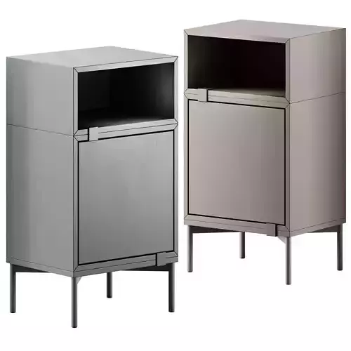 Muuto Bedside Table Stacked Storage