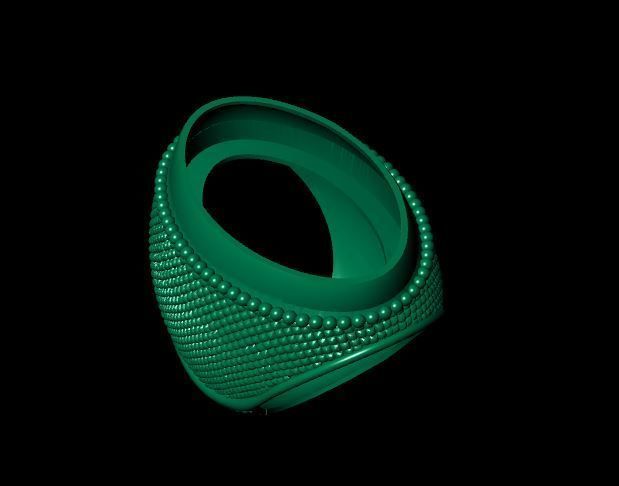 Feroza  Ring 3D print model_3
