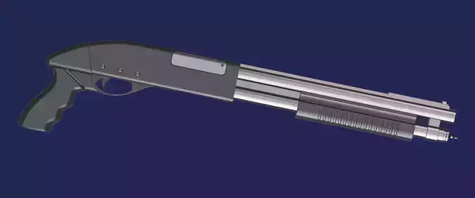 Resident Evil 2 Remake - W-870 for cosplay 3D print model