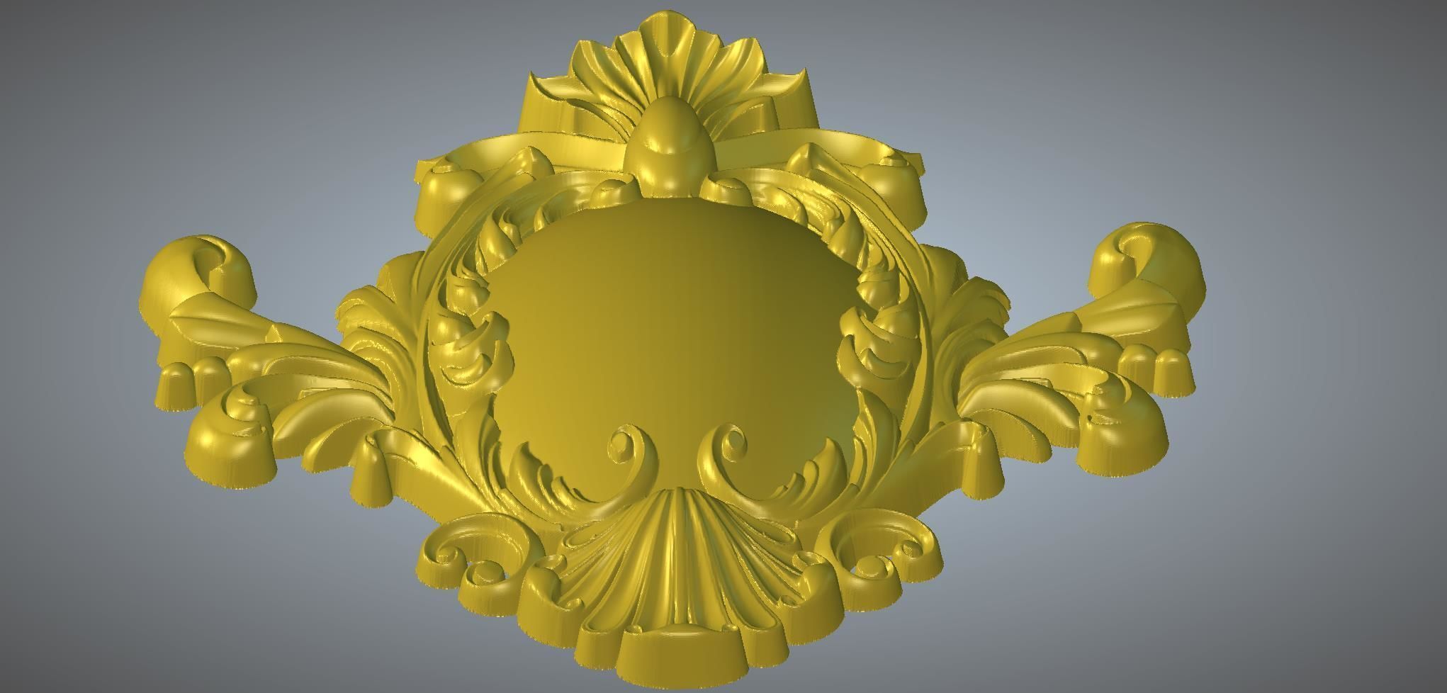 Ornamental carved objects 3D model_10