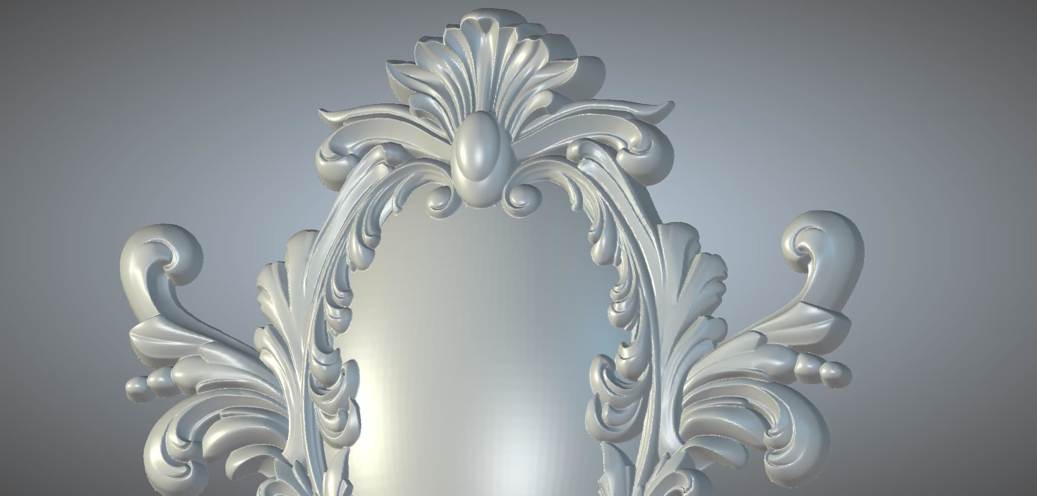 Ornamental carved objects 3D model_1