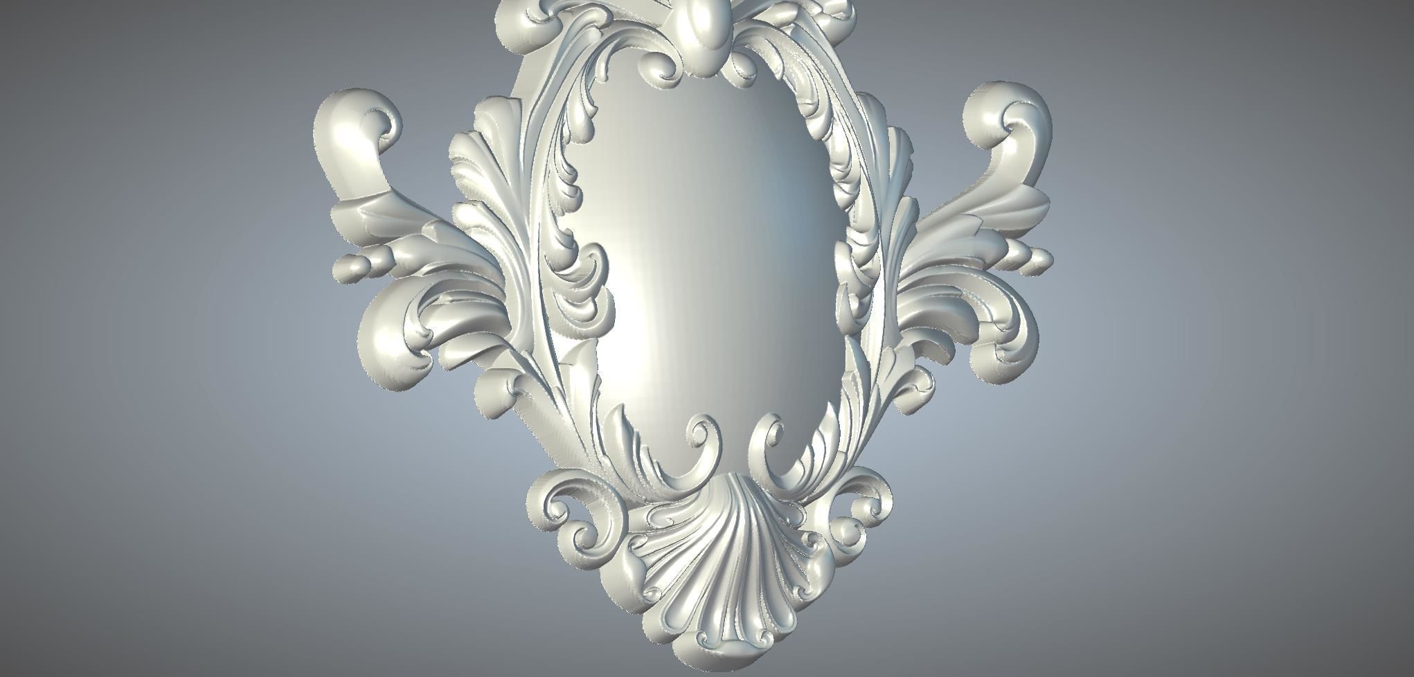 Ornamental carved objects 3D model_9