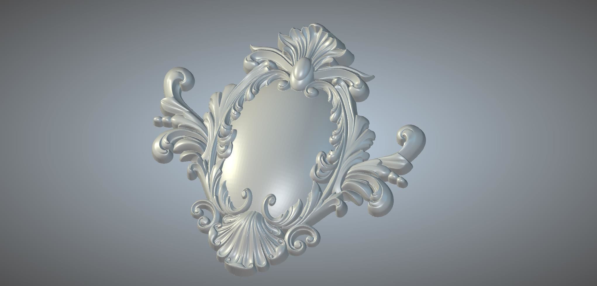 Ornamental carved objects 3D model_7