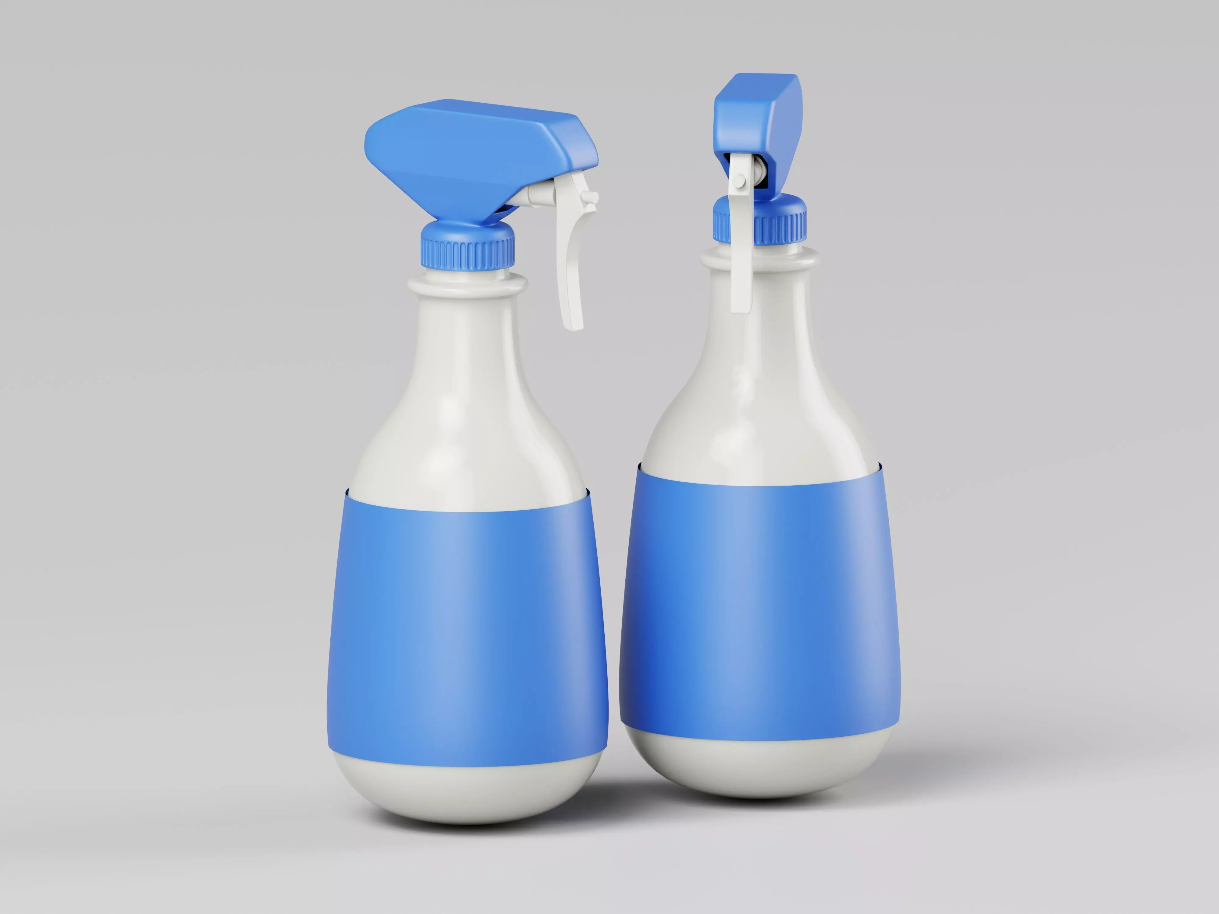 Plastic Spray Bottle 3D Model Low-poly 3D model_0