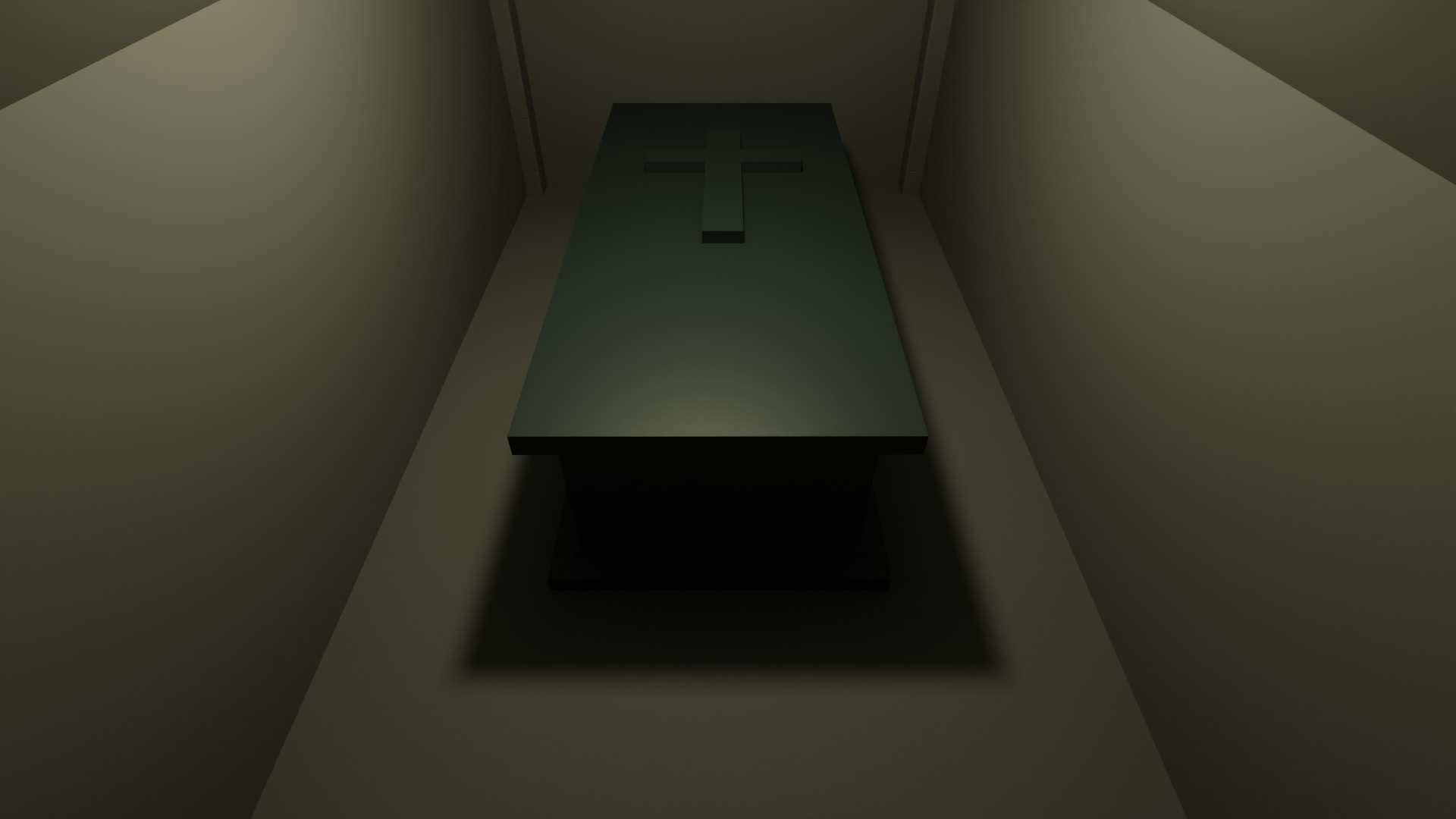 Graveyard low poly Free 3D model_4