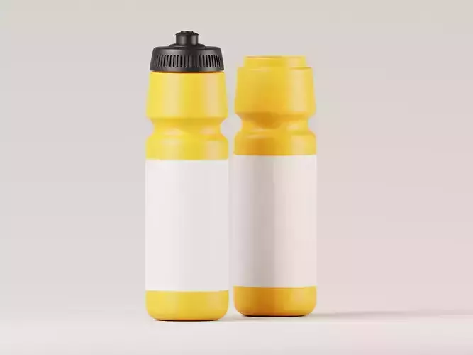 Journey Bike Water Bottle 3D Model