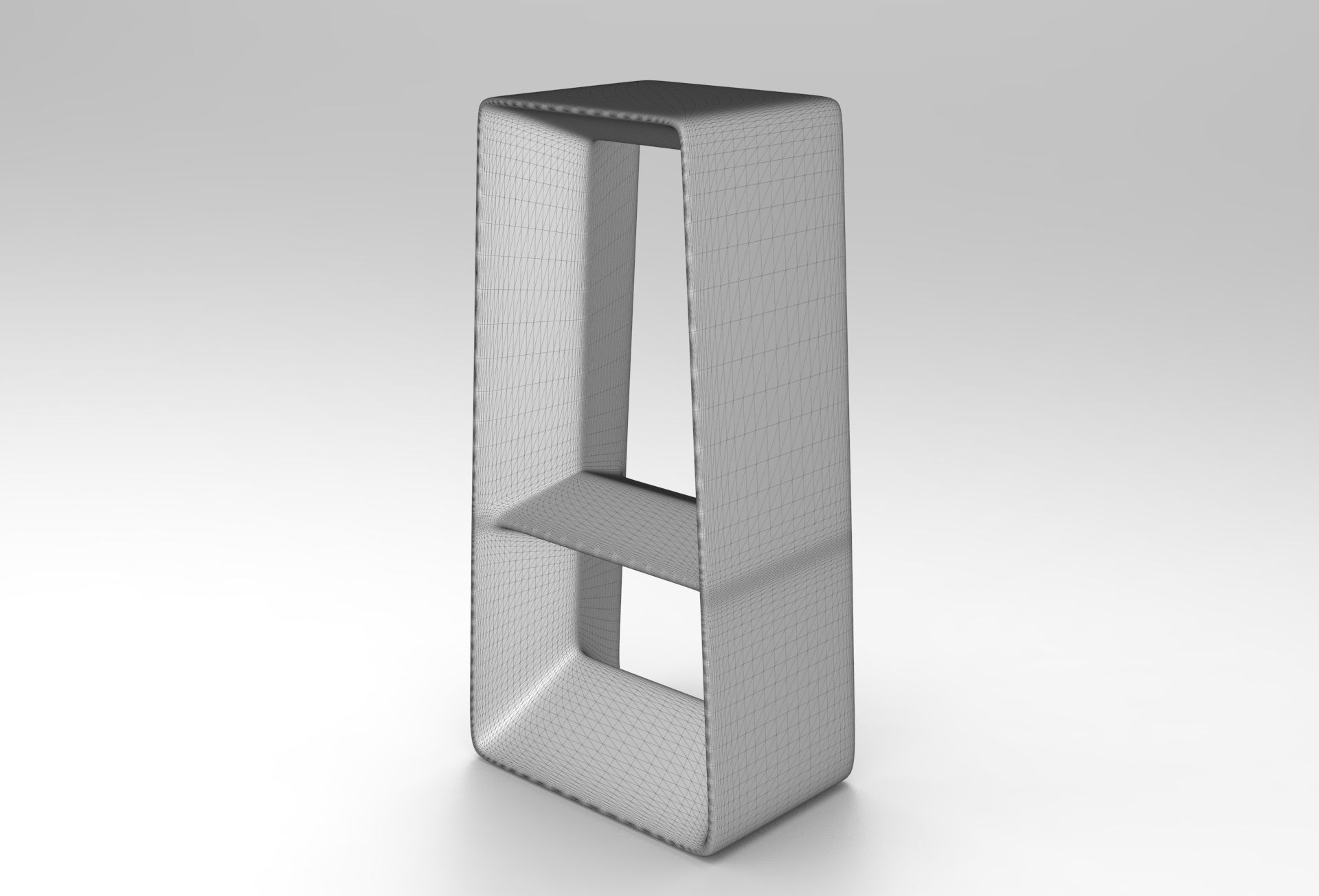 Kunpo Stool Low-poly 3D model_5