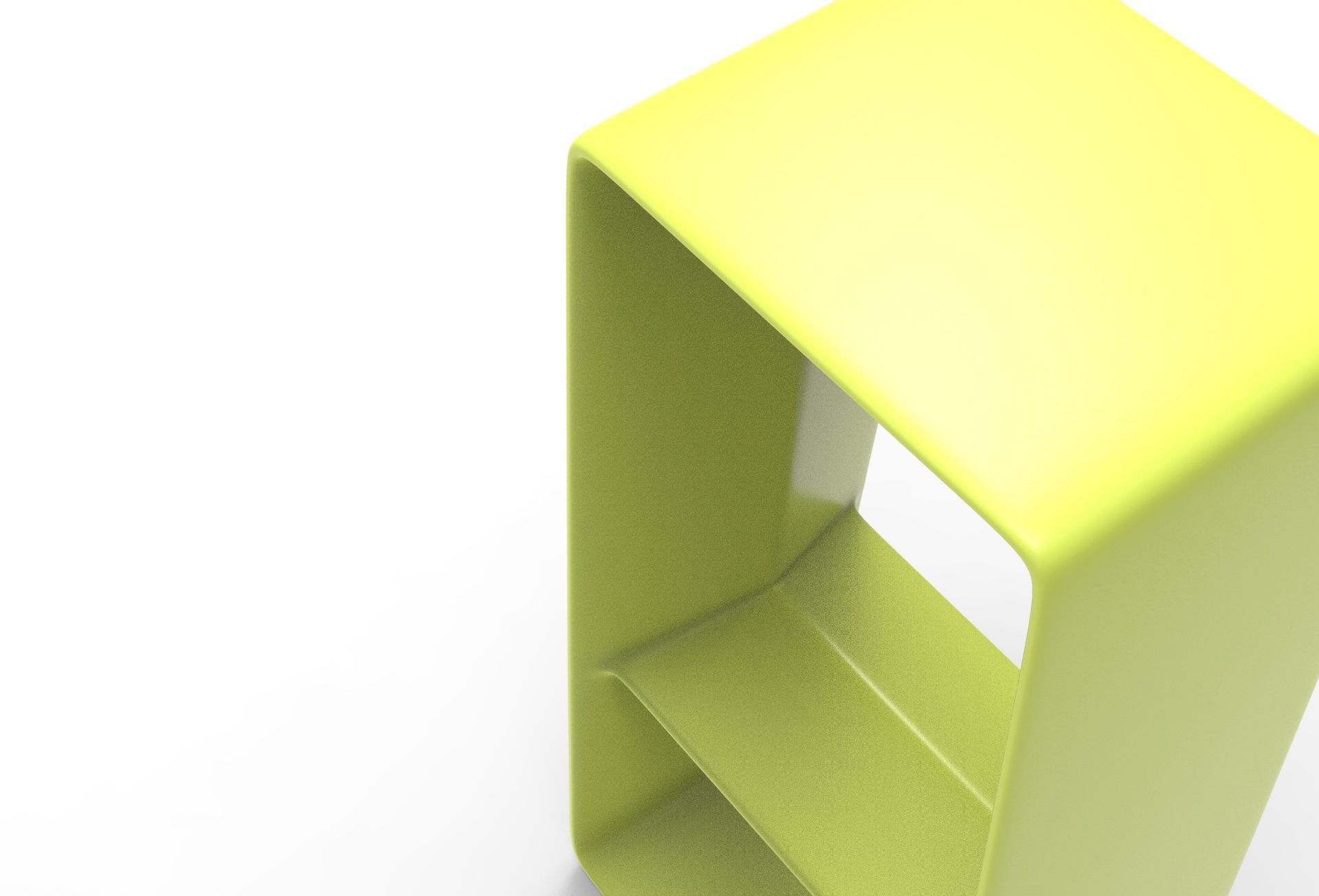 Kunpo Stool Low-poly 3D model_4