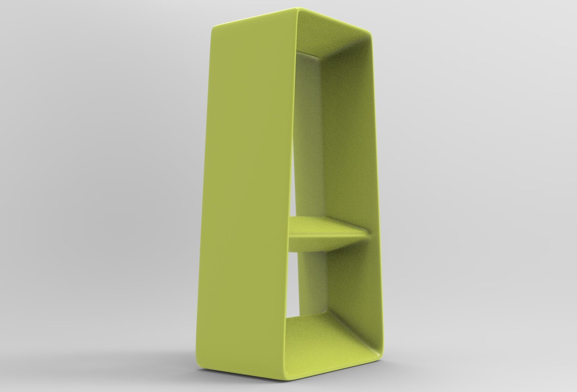 Kunpo Stool Low-poly 3D model_3