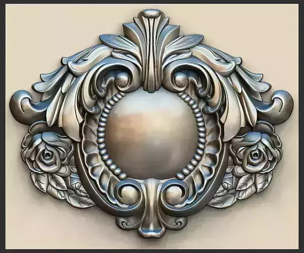 floral door wood carved 