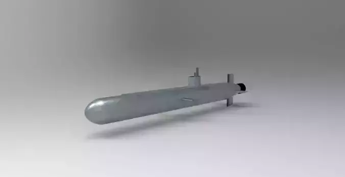 Underwater Vehicle 3D Print Model