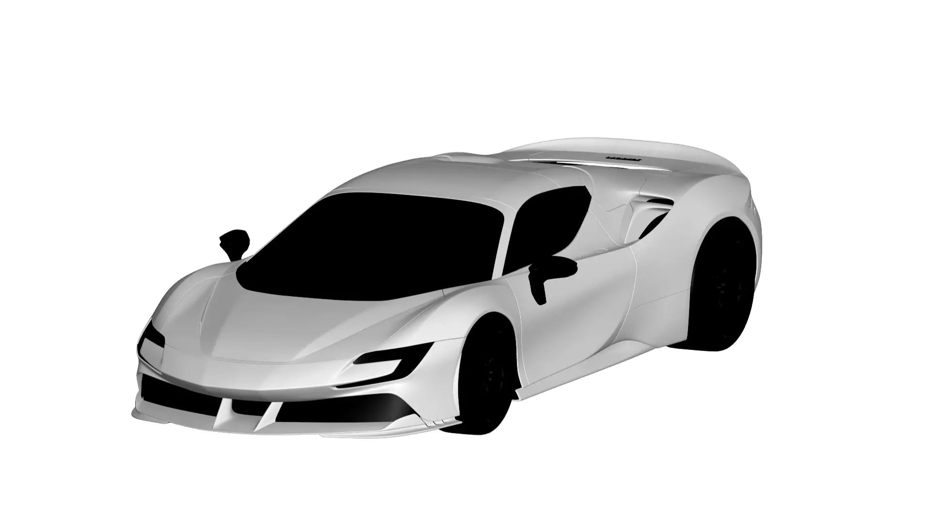 Ferrari Spider  3D model_0