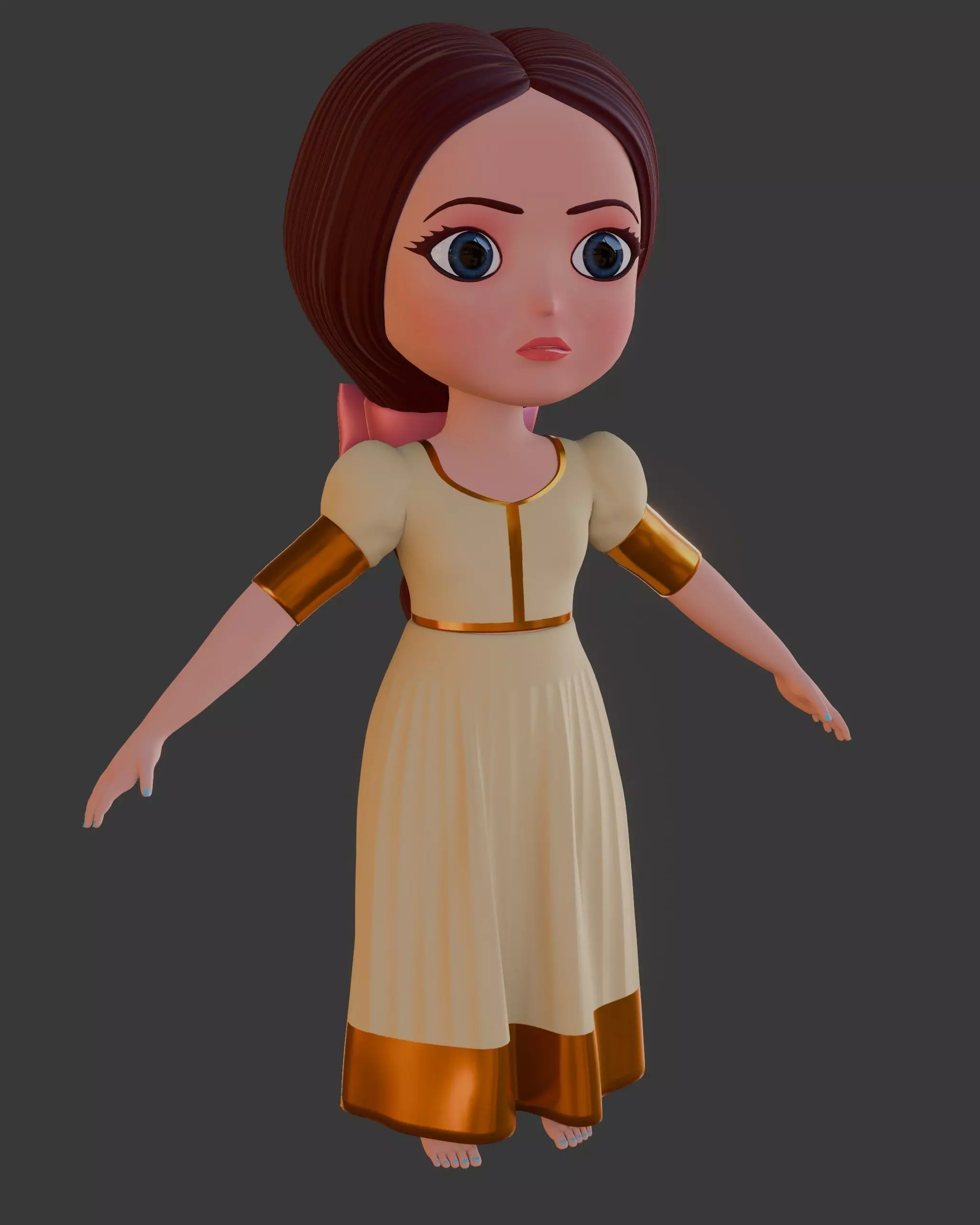 Cartoon character 01 3D model