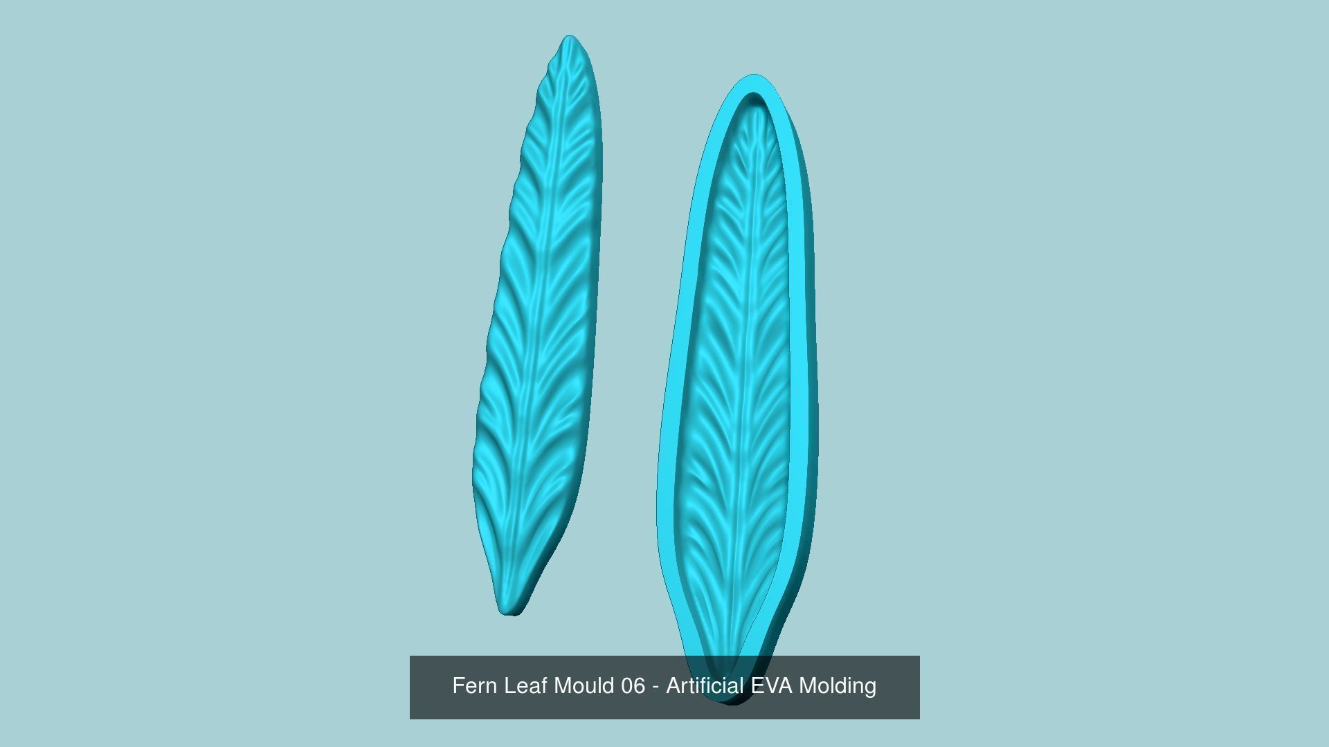 08 Fern Leaf Mould Collection - Artificial EVA Molding _3