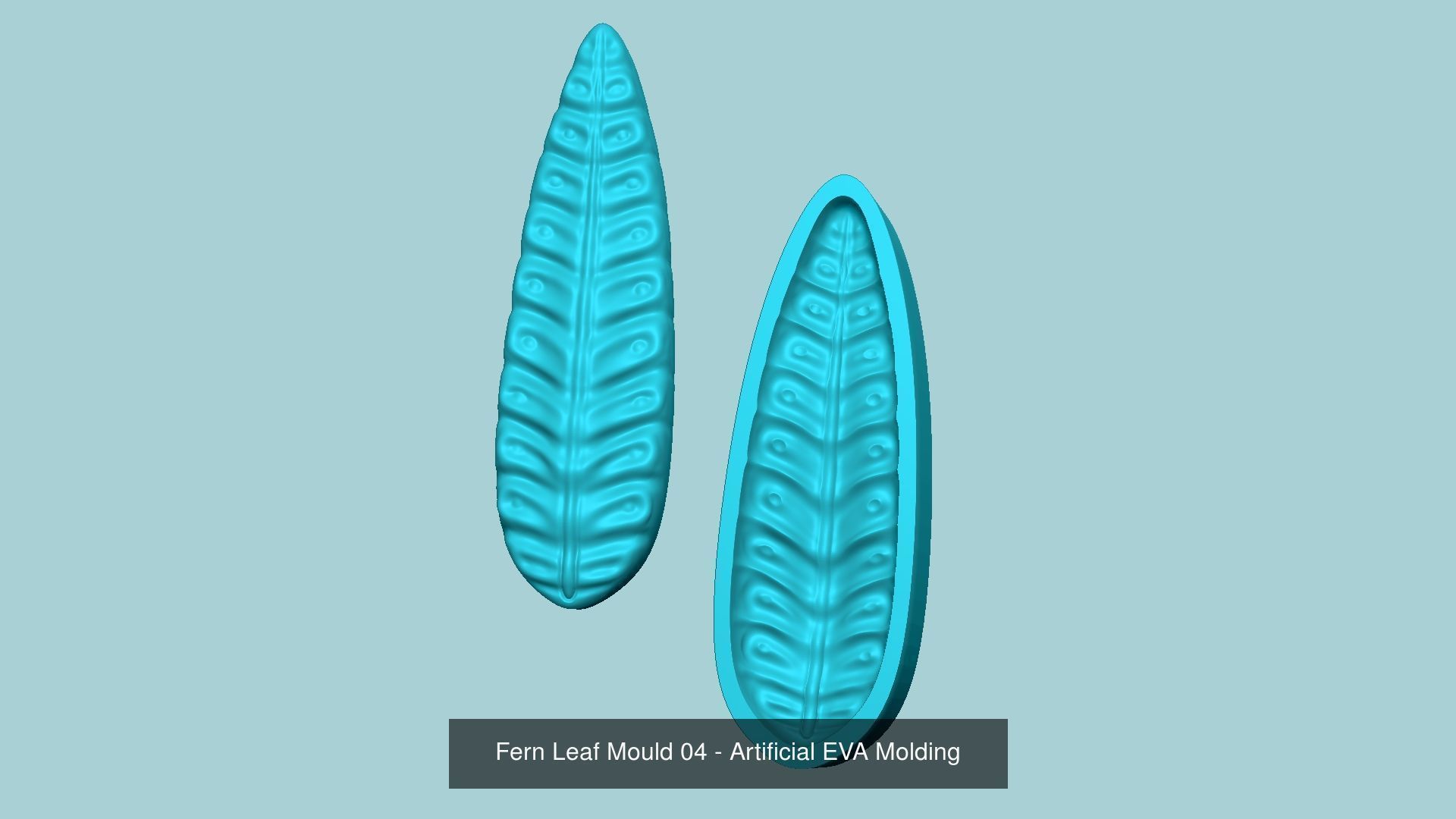 08 Fern Leaf Mould Collection - Artificial EVA Molding _5