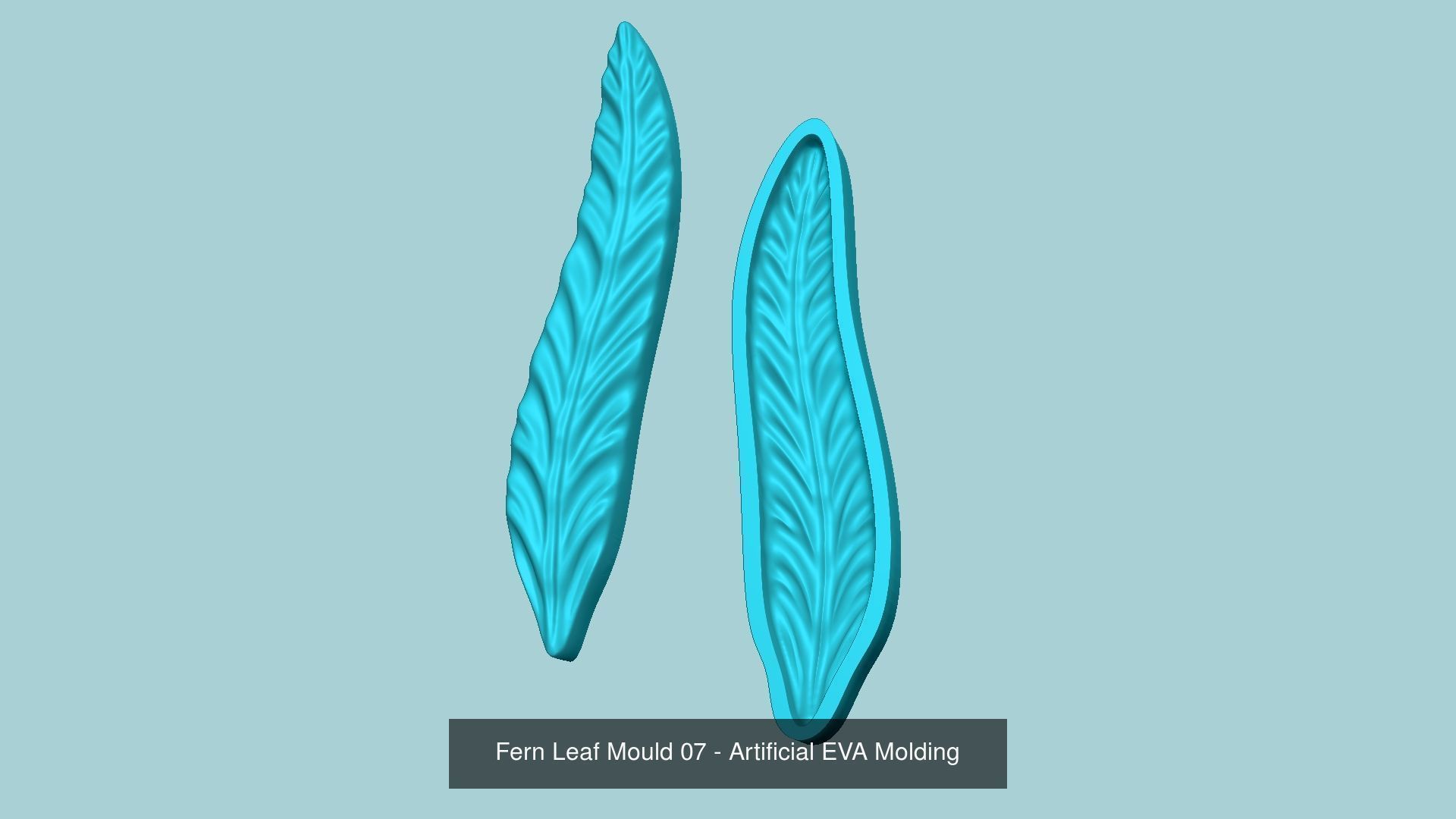 08 Fern Leaf Mould Collection - Artificial EVA Molding _2