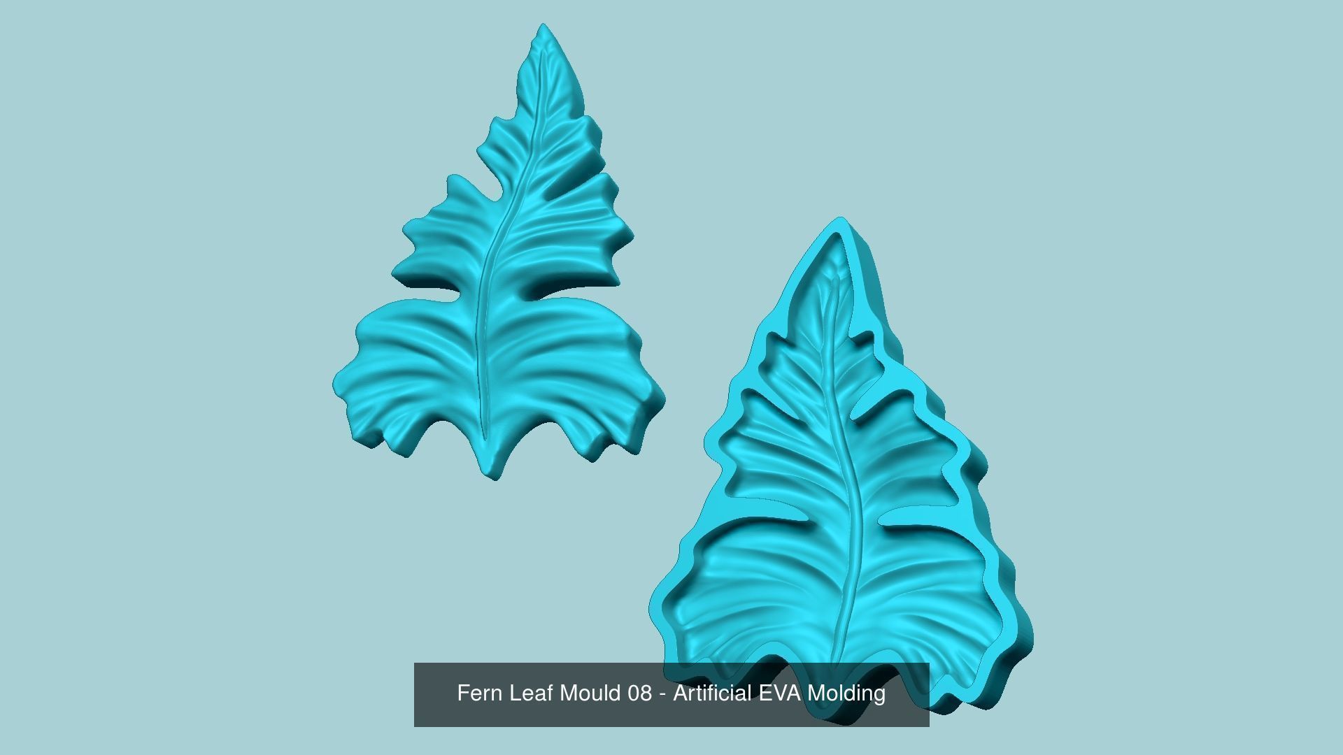 08 Fern Leaf Mould Collection - Artificial EVA Molding _1