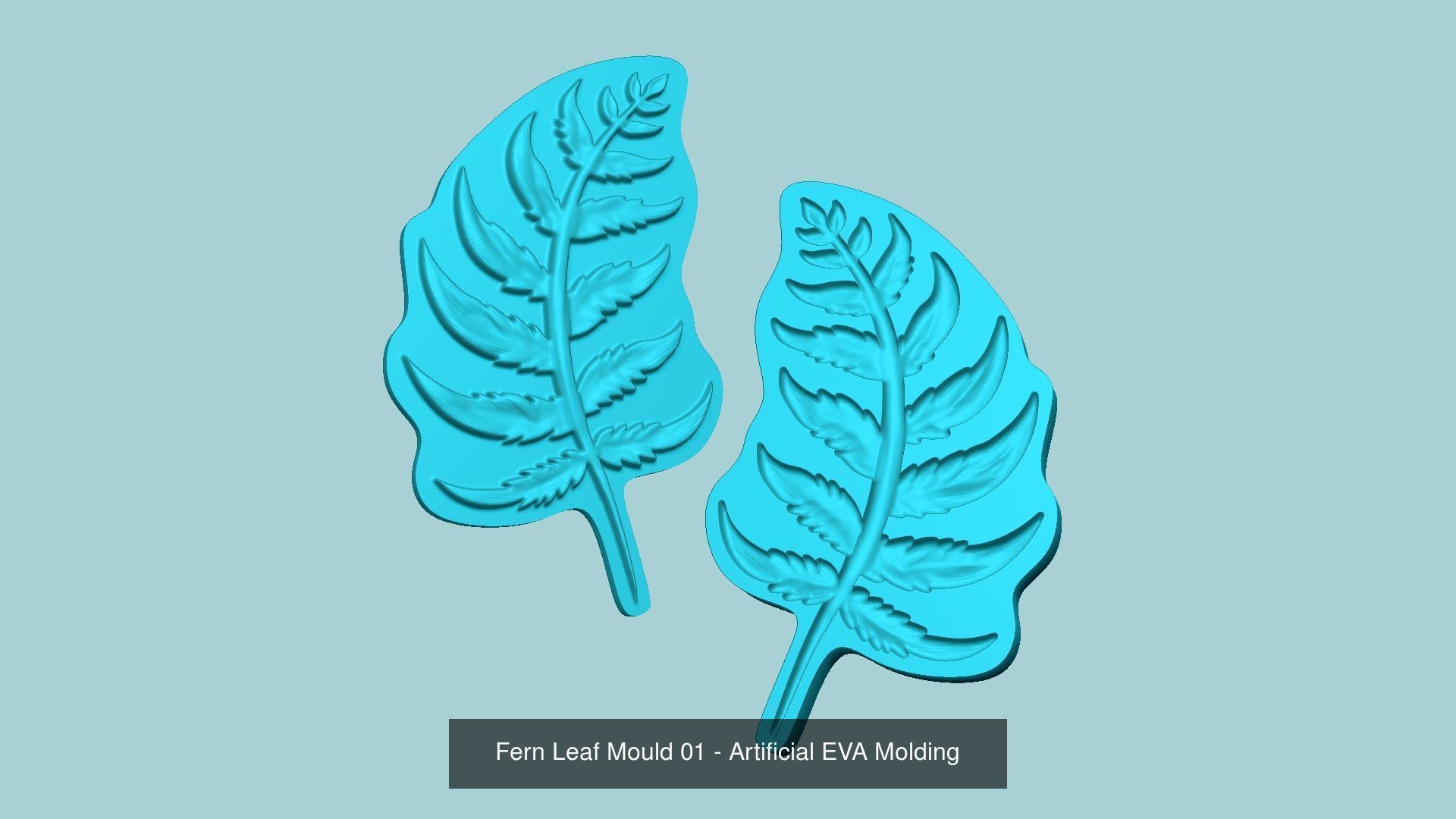 08 Fern Leaf Mould Collection - Artificial EVA Molding _8