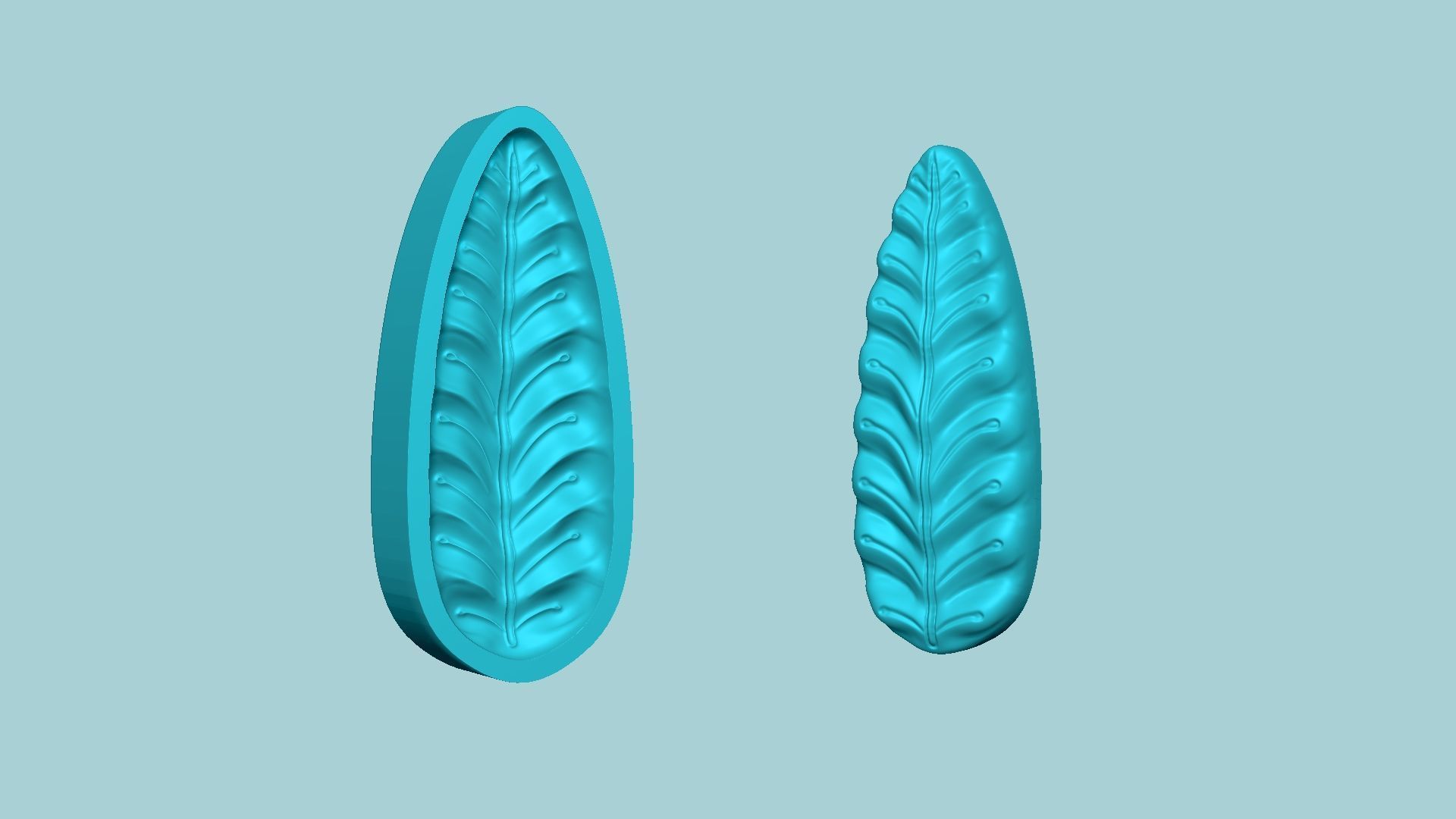 08 Fern Leaf Mould Collection - Artificial EVA Molding _79