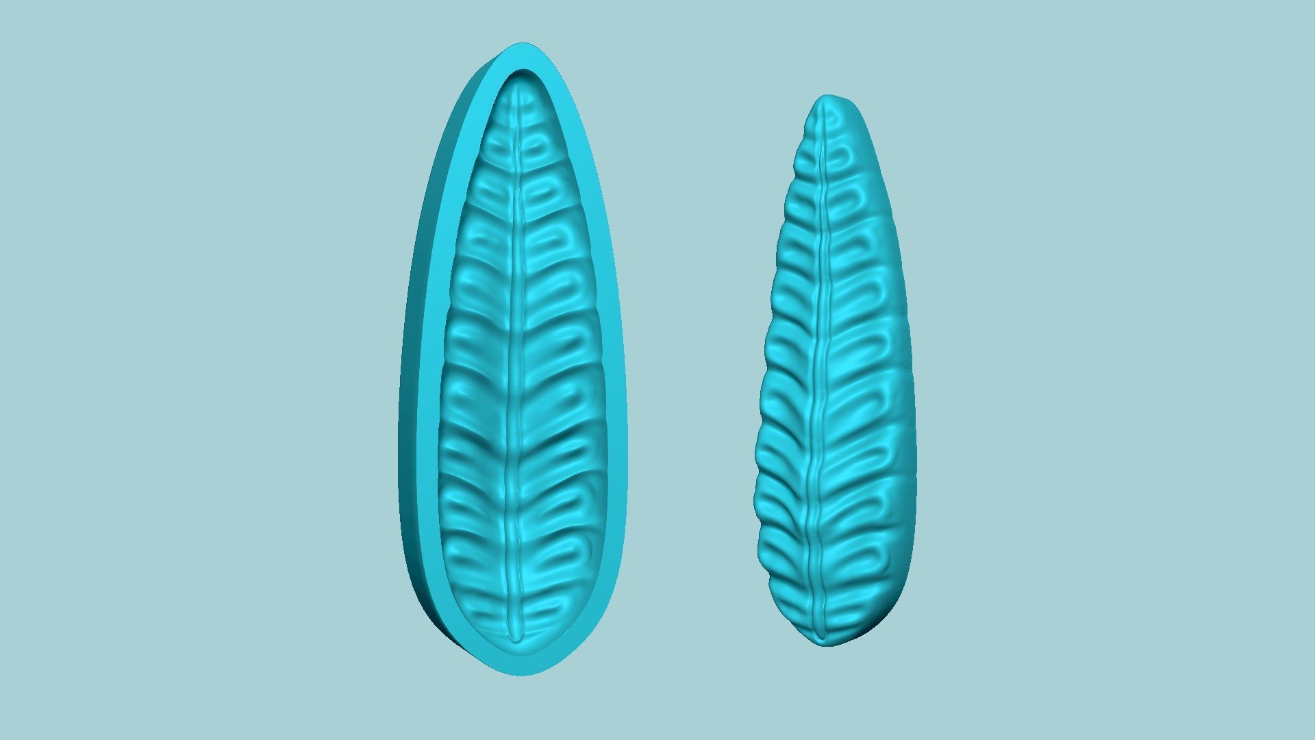 08 Fern Leaf Mould Collection - Artificial EVA Molding _58