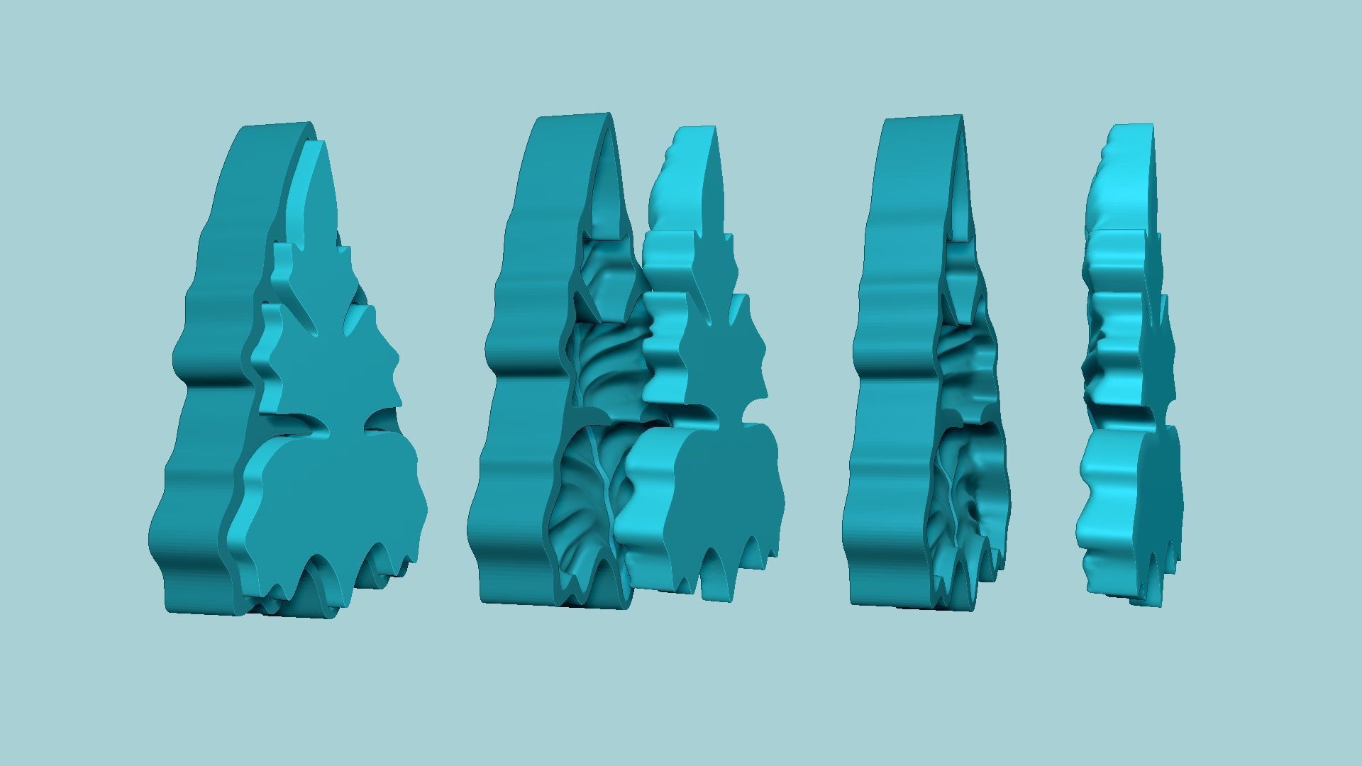 08 Fern Leaf Mould Collection - Artificial EVA Molding _71