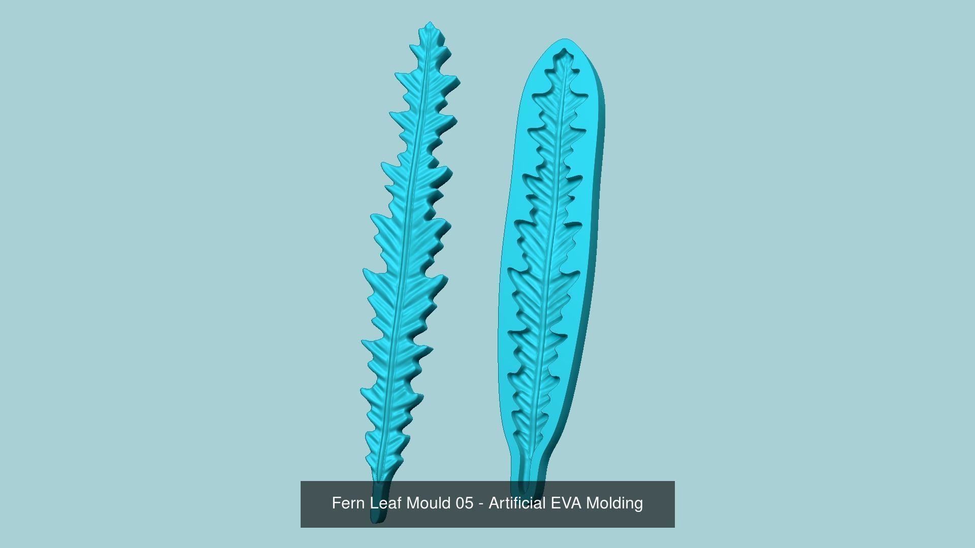 08 Fern Leaf Mould Collection - Artificial EVA Molding _4